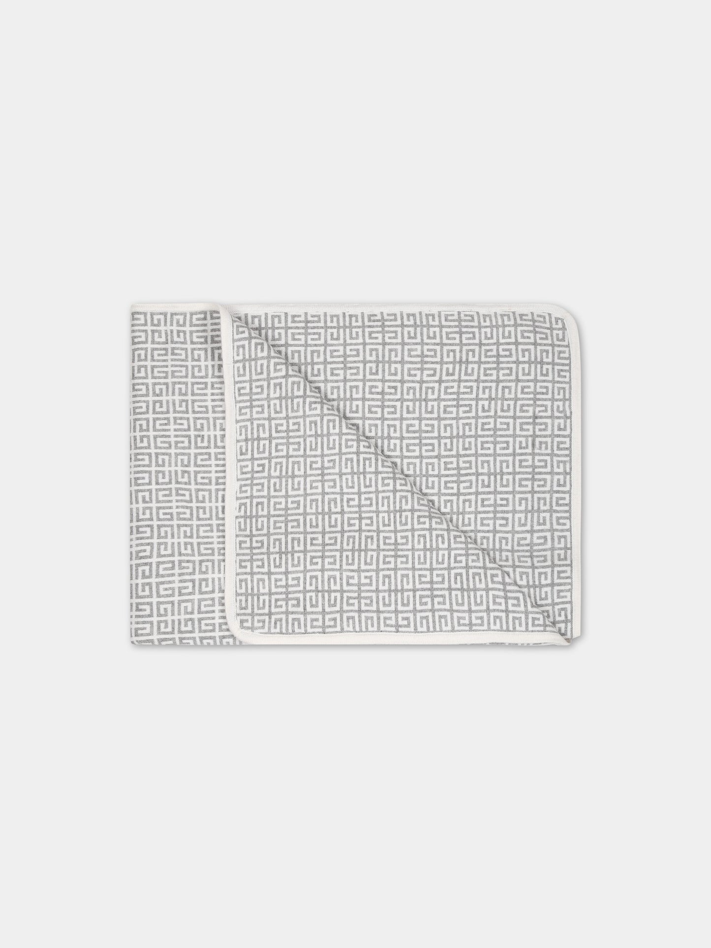 Coperta multicolor per neonati con logo,Givenchy Kids,H90181 050