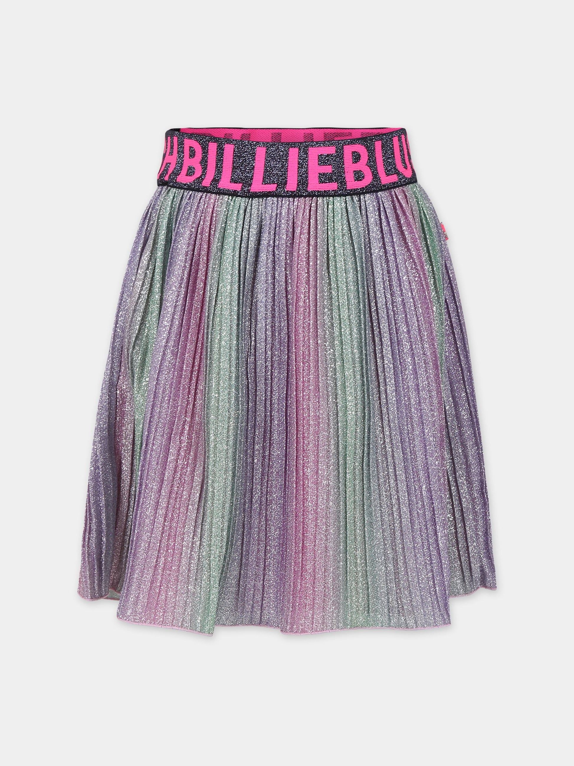 Gonna elegante  multicolor per bambina,Billieblush,U13361 Z41