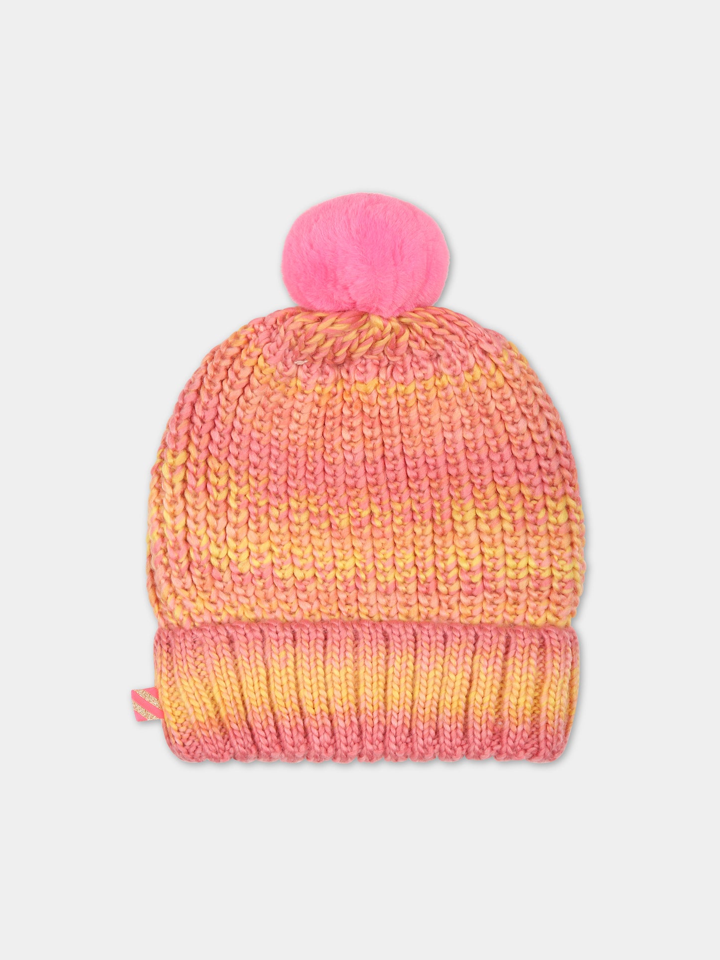 Berretto multicolor per bambina con logo,Billieblush,U11144 925