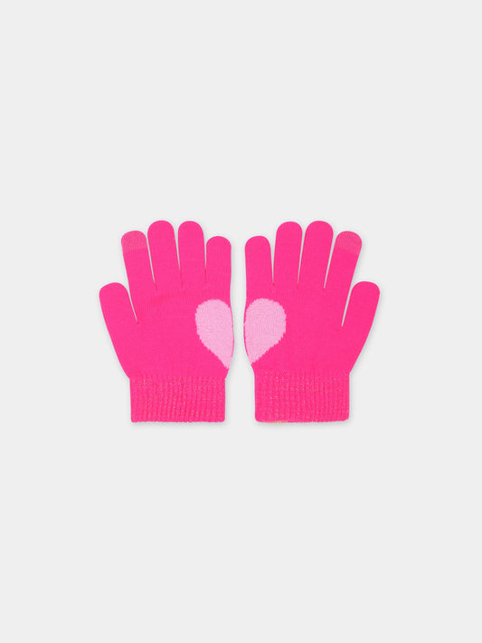 Guanti fucsia per bambina,Billieblush,U11151 47M