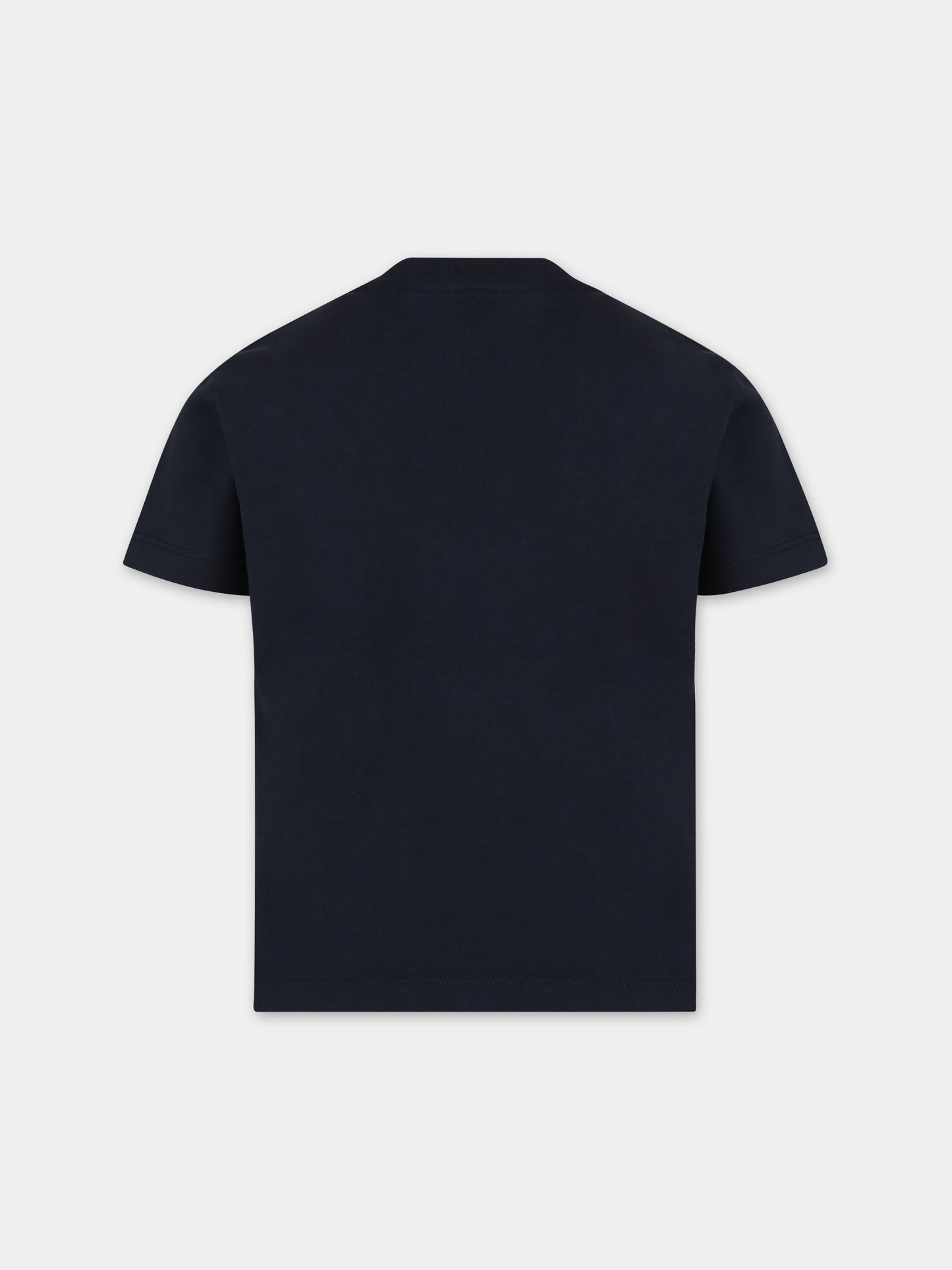 T-shirt blu per bambino con logo,Jacob Cohen,HMTS005 1 JF054 4291