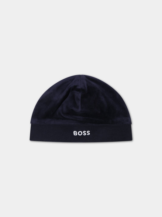 Cappello blu per neonato,Boss,J91153 849