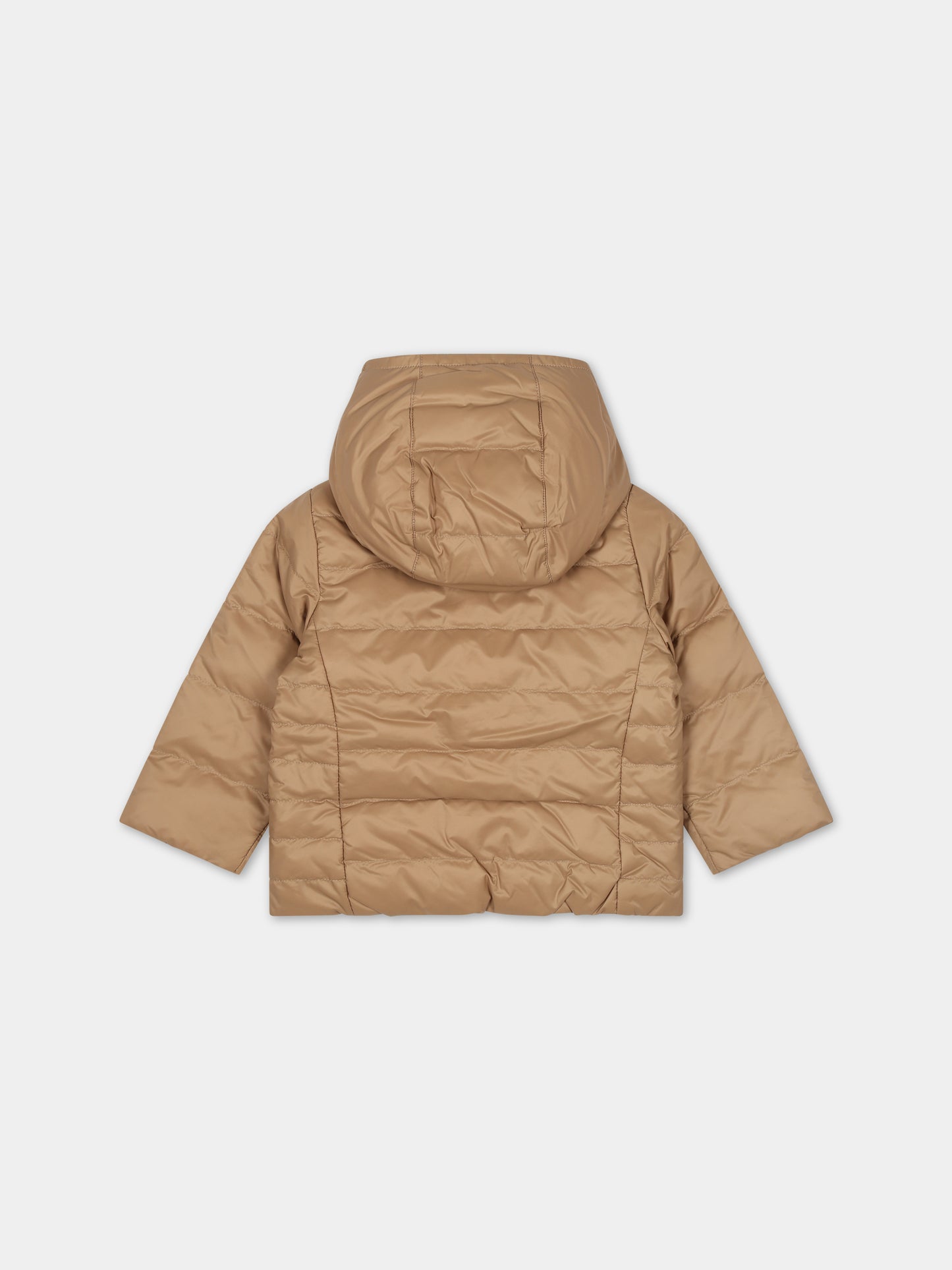 Piumino beige reversibile per neonato,Boss,J06273 269