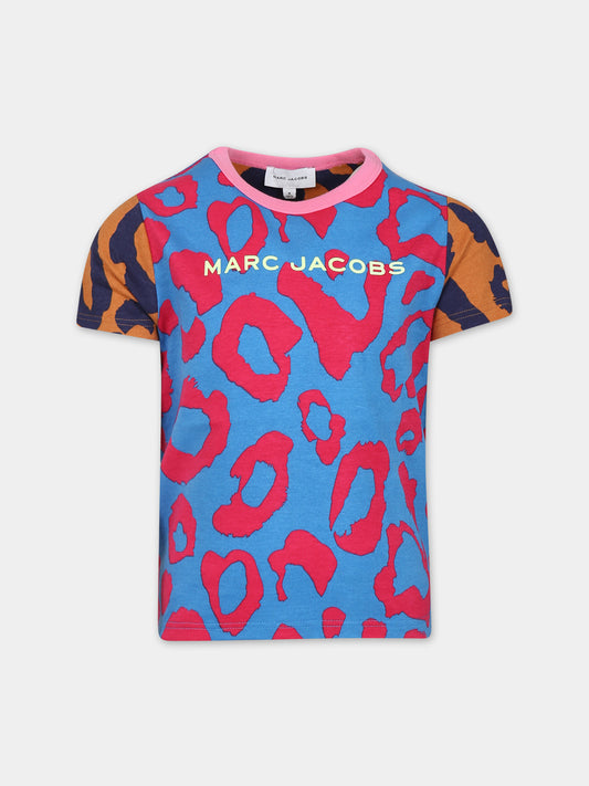 T-shirt animalier per bambina,Little Marc Jacobs,W15671 Z41