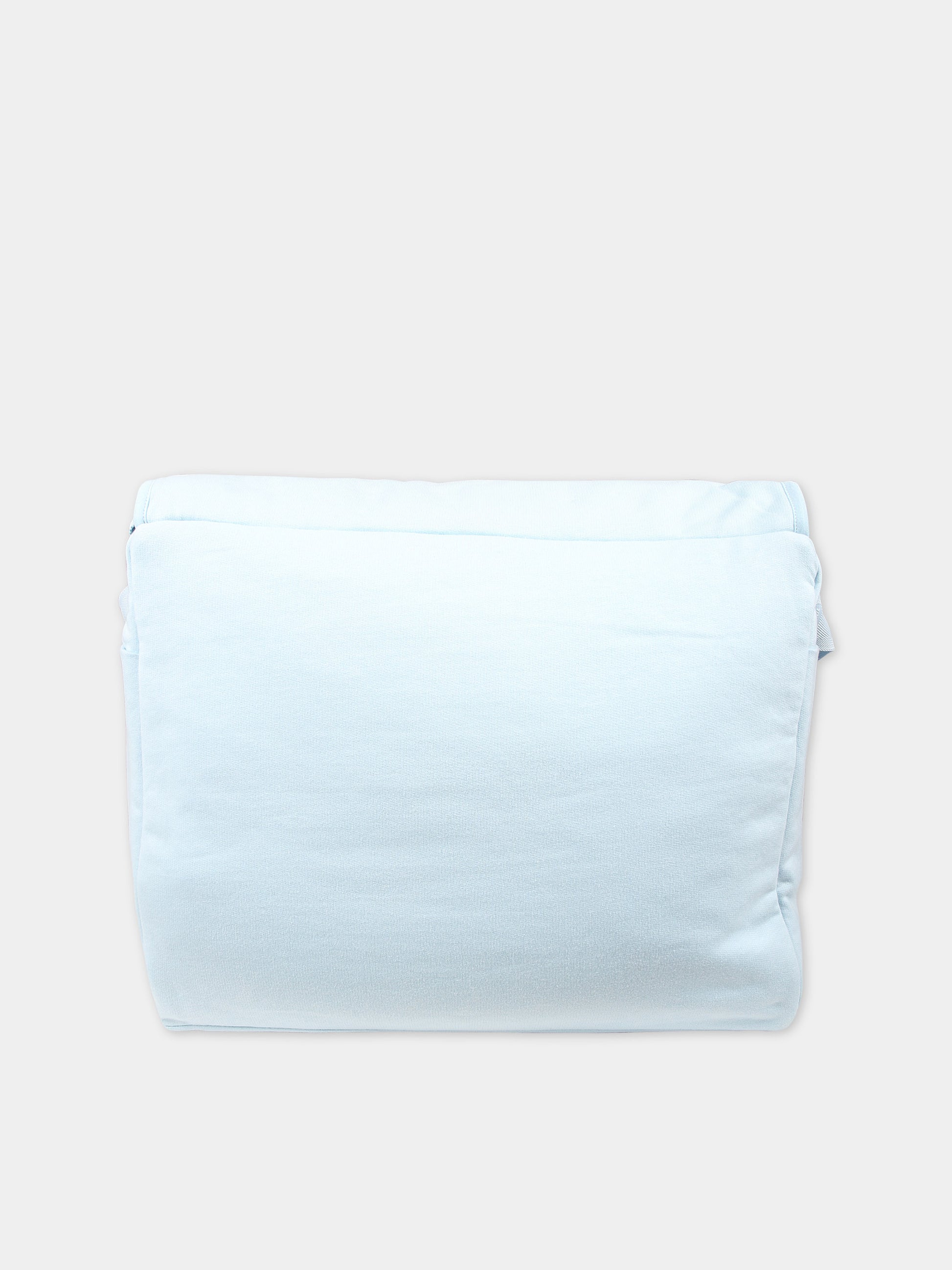 Borsa mamma celeste per neonato con Teddy Bear e logo,Moschino Kids,MTX03D LCA40 40304