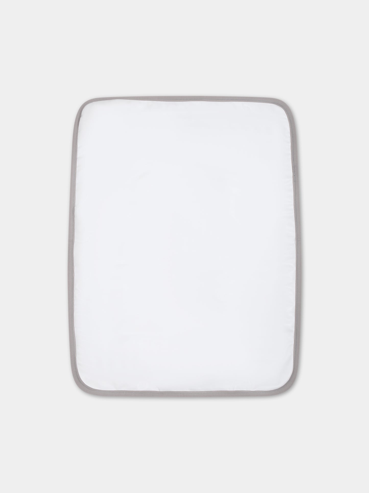 Borsa mamma grigia per neonati con Teddy Bear e logo,Moschino Kids,MNX03O LDA32 60901