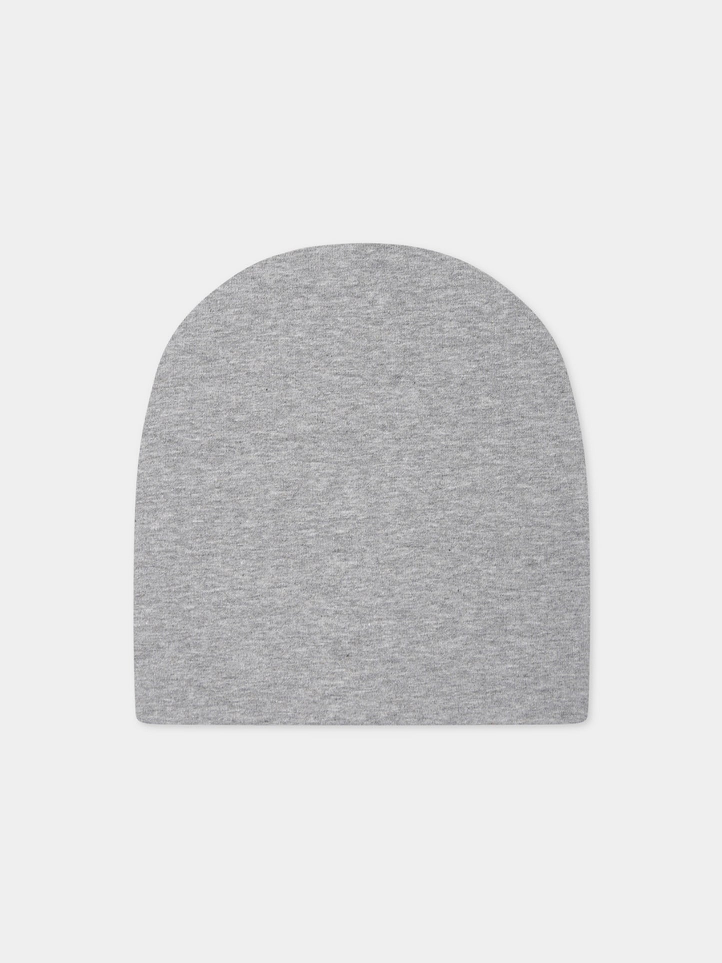 Berretto grigio per neonati con Teddy Bear e logo,Moschino Kids,MOX03N LDA17 60901