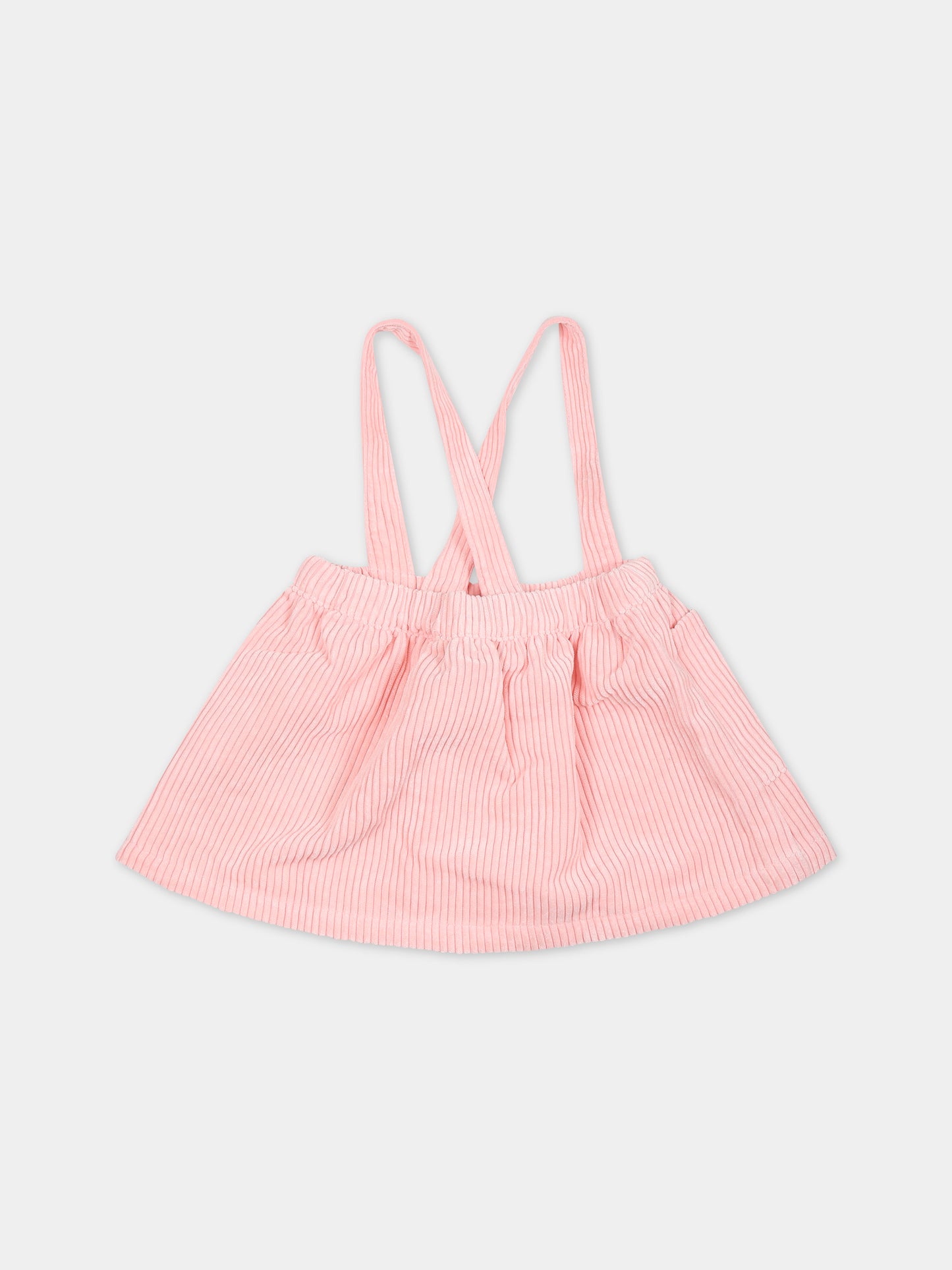 Completo rosa per neonata con Teddy Bear e logo,Moschino Kids,MAK02C LVA02 50209
