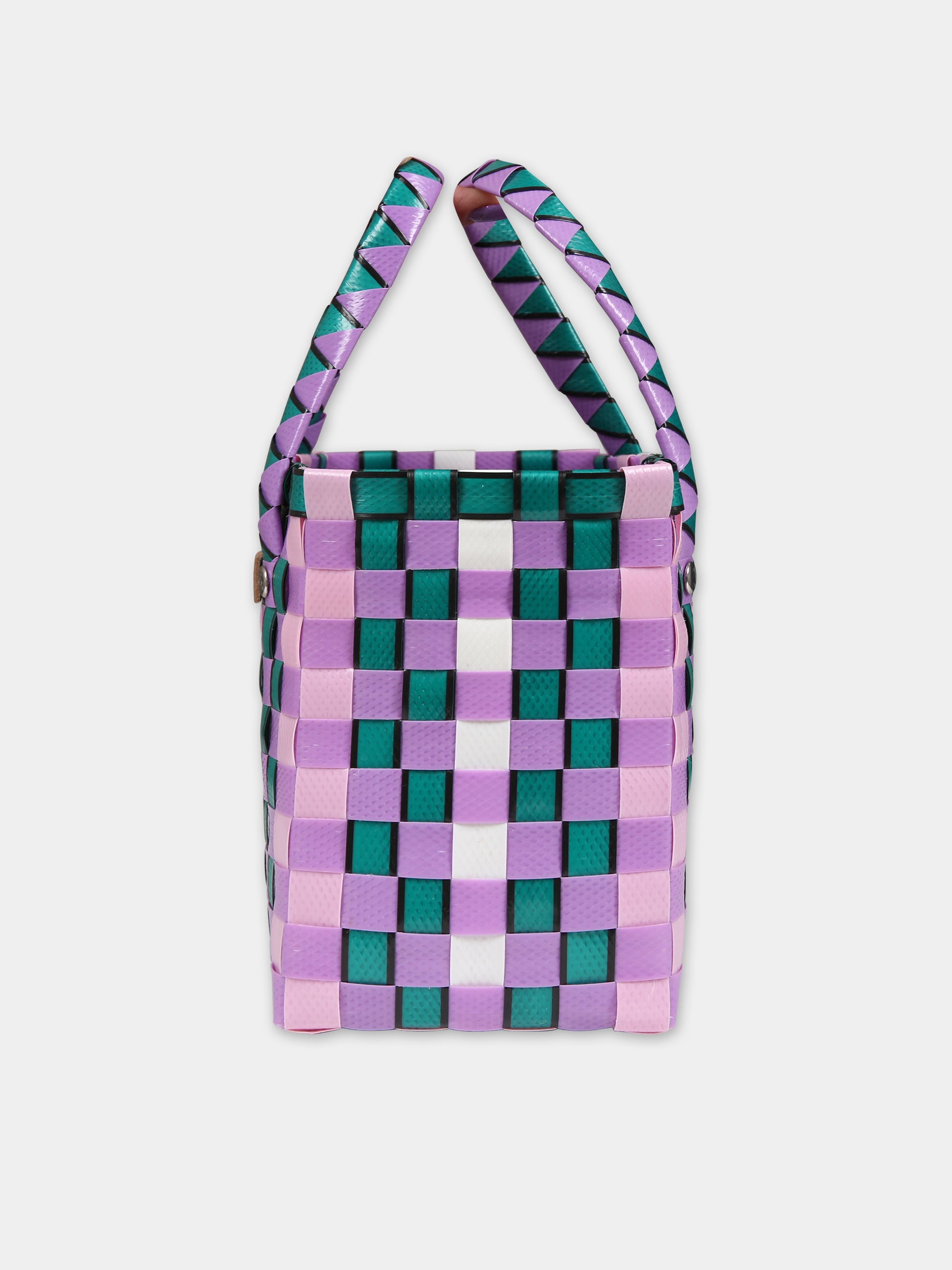 Borsa multicolor per bambina con logo,Marni Kids,M00178 0M604