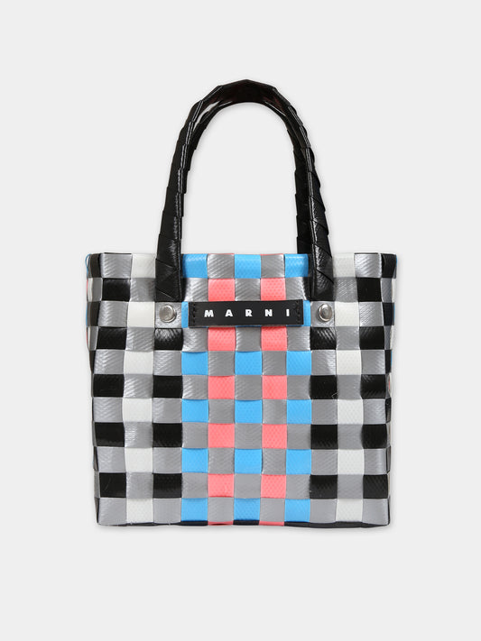 Borsa multicolor per bambina con logo,Marni Kids,M00178 0MC31