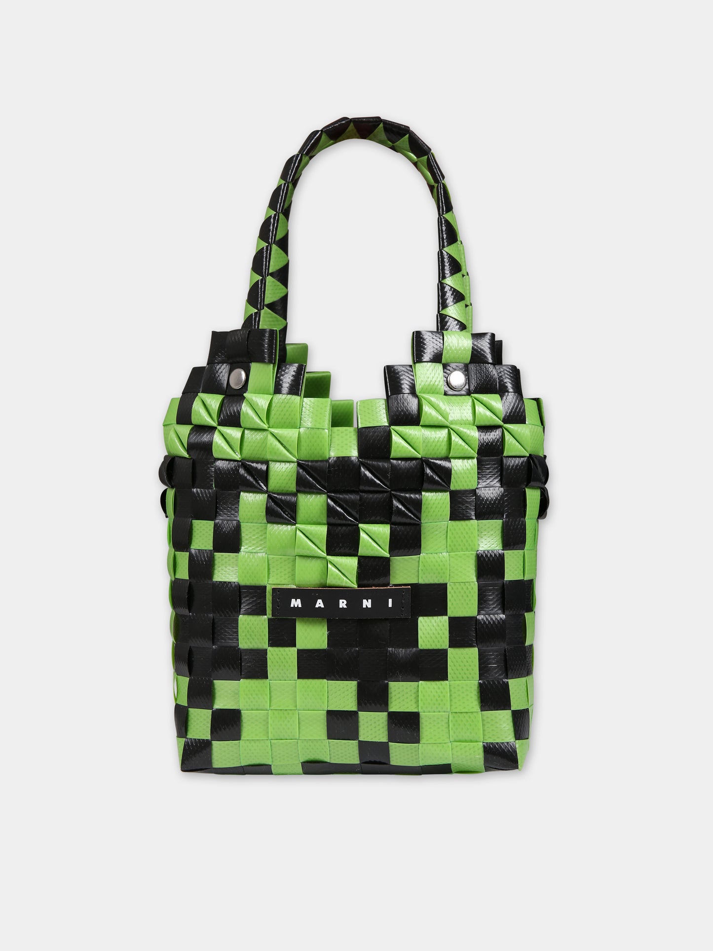 Borsa verde per bambina con logo,Marni Kids,M00637 0MC14