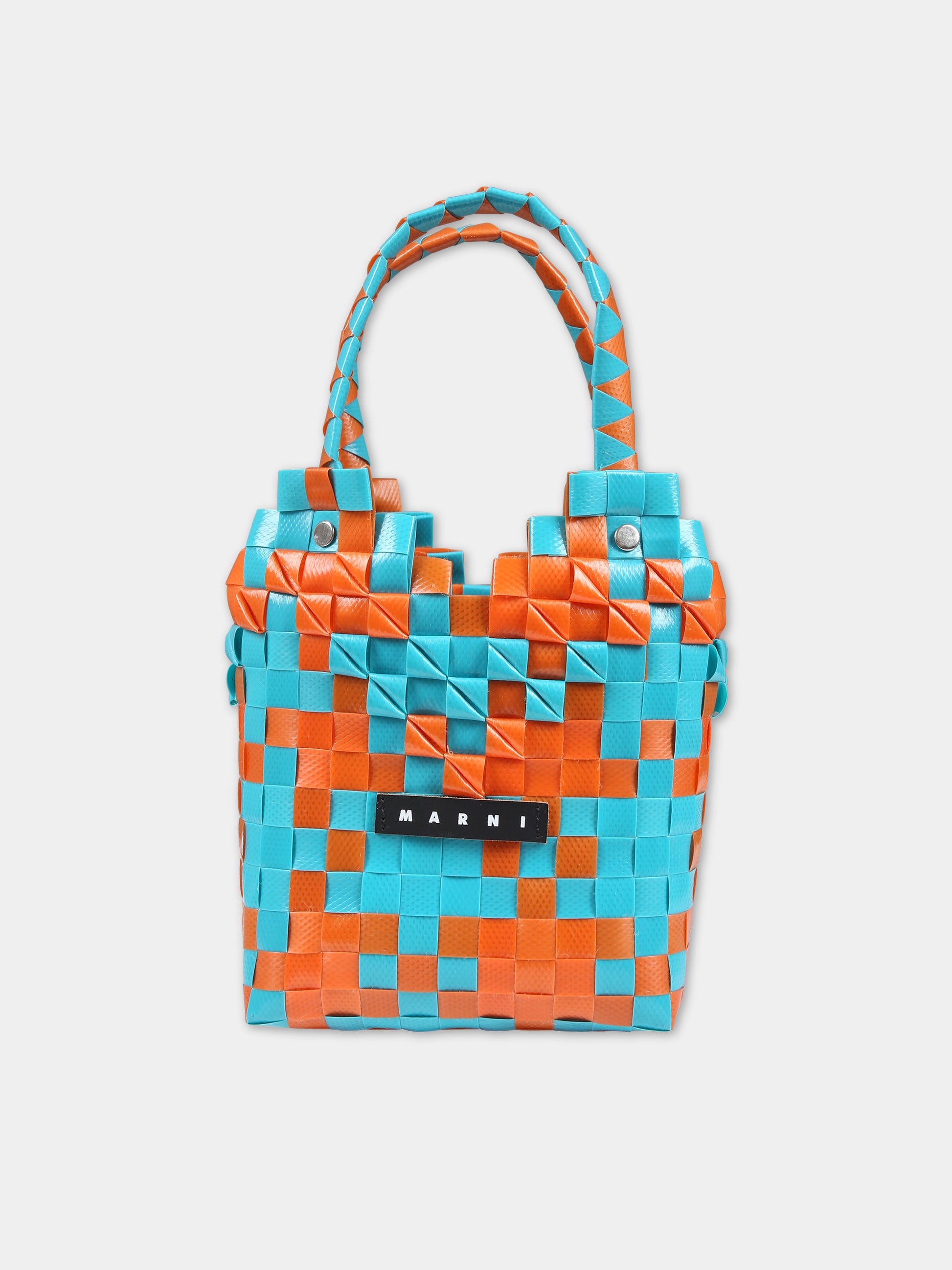 Borsa multicolor per bambina con logo,Marni Kids,M00637 0MC15