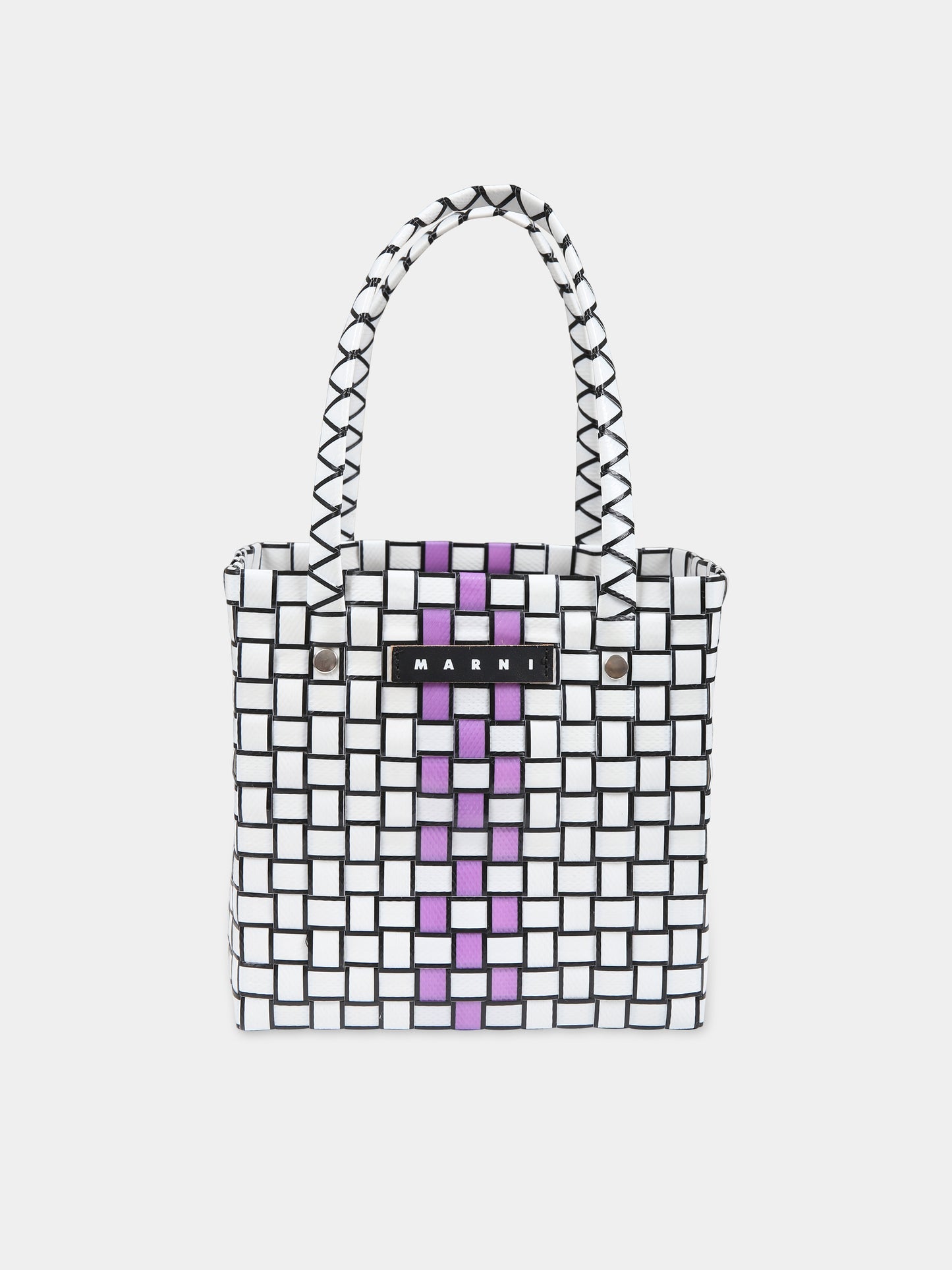 Borsa multicolor per bambina con logo,Marni Kids,M00638 0MC18