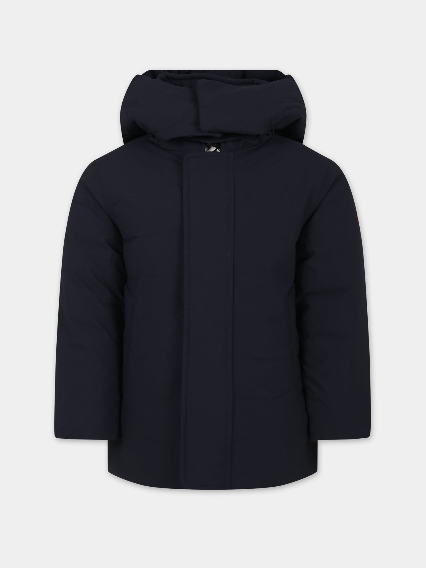 Parka Cassie blu per bambina con logo,Save The Duck Kids,40060G MATT17 90010