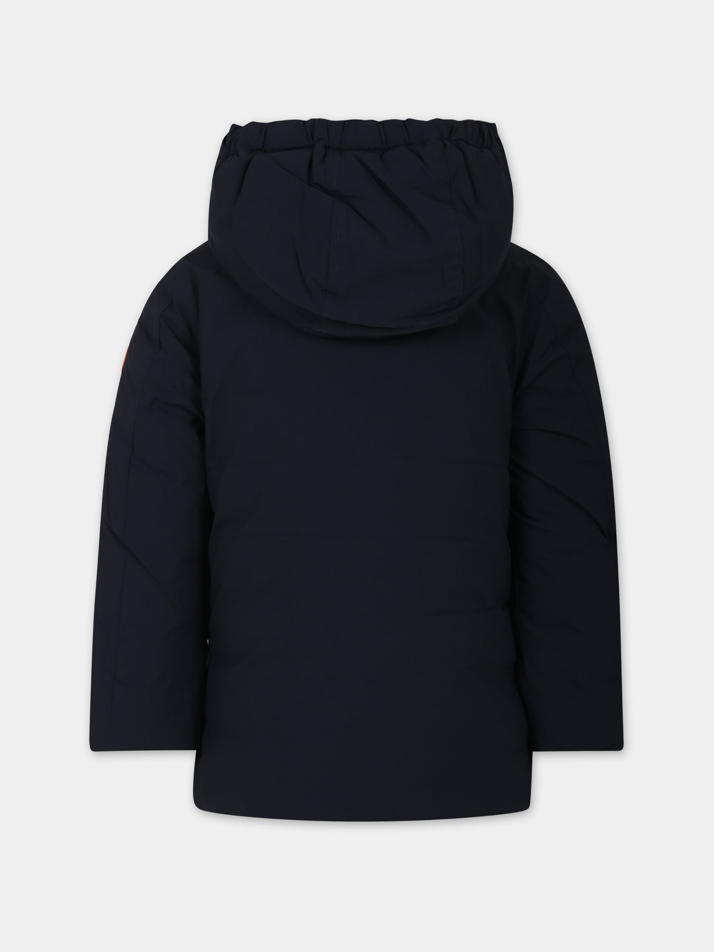 Parka Cassie blu per bambina con logo,Save The Duck Kids,40060G MATT17 90010