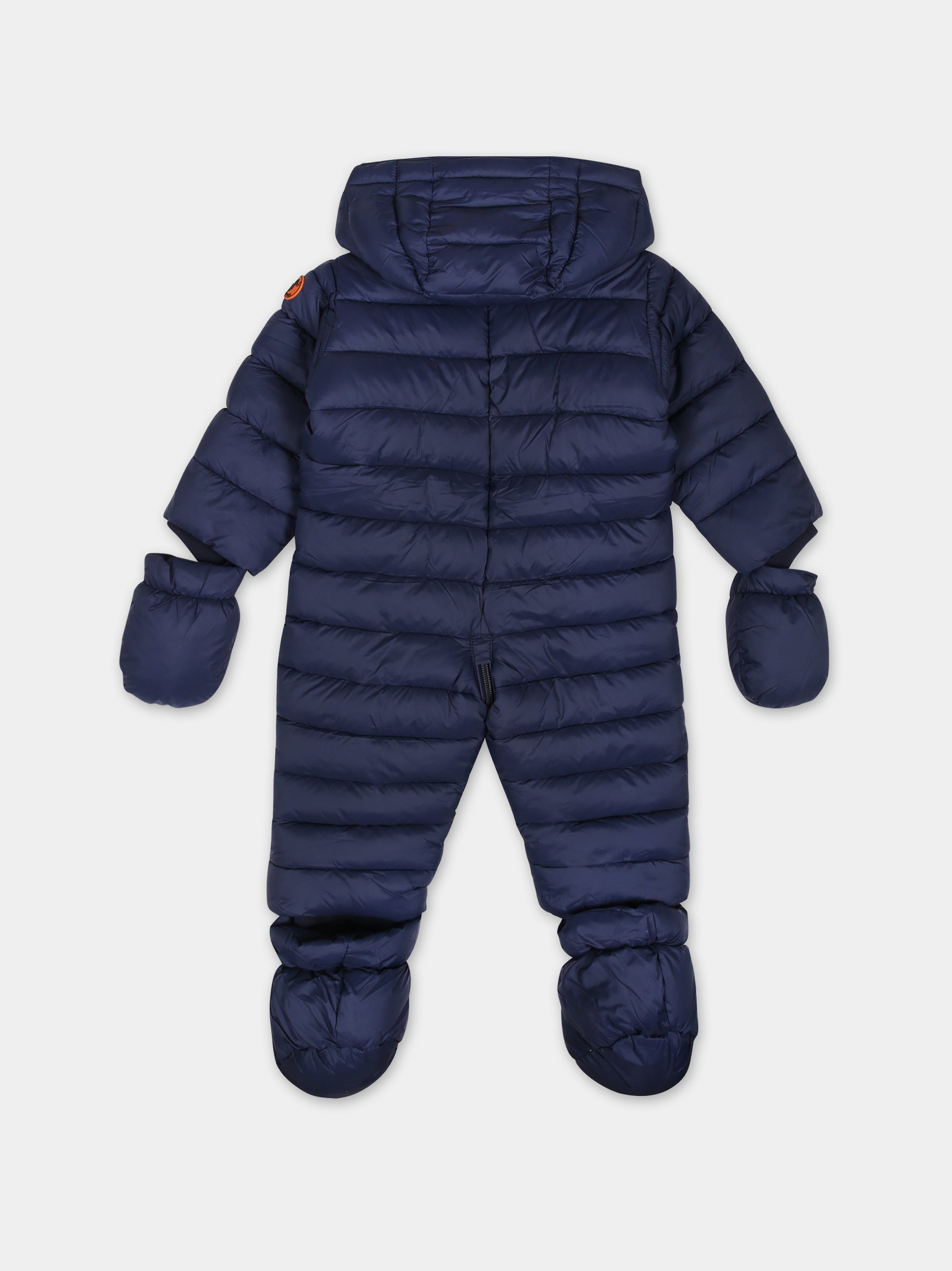 Piumino Storm blu per neonato con logo,Save The Duck Kids,I30002X GIGA17 90000