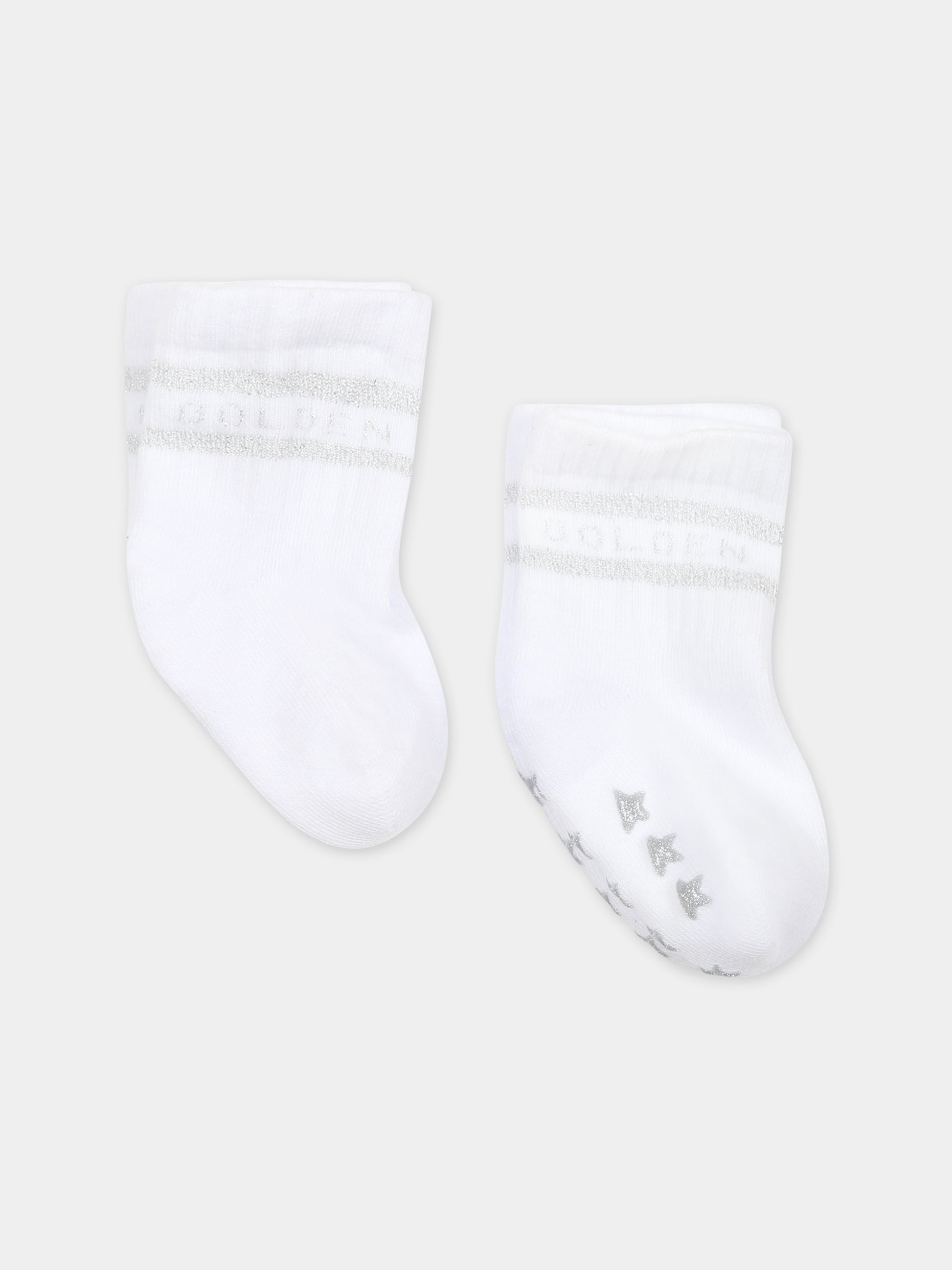 Set bianco per neonati con stella,Golden Goose,GIF00534 F004881 80185