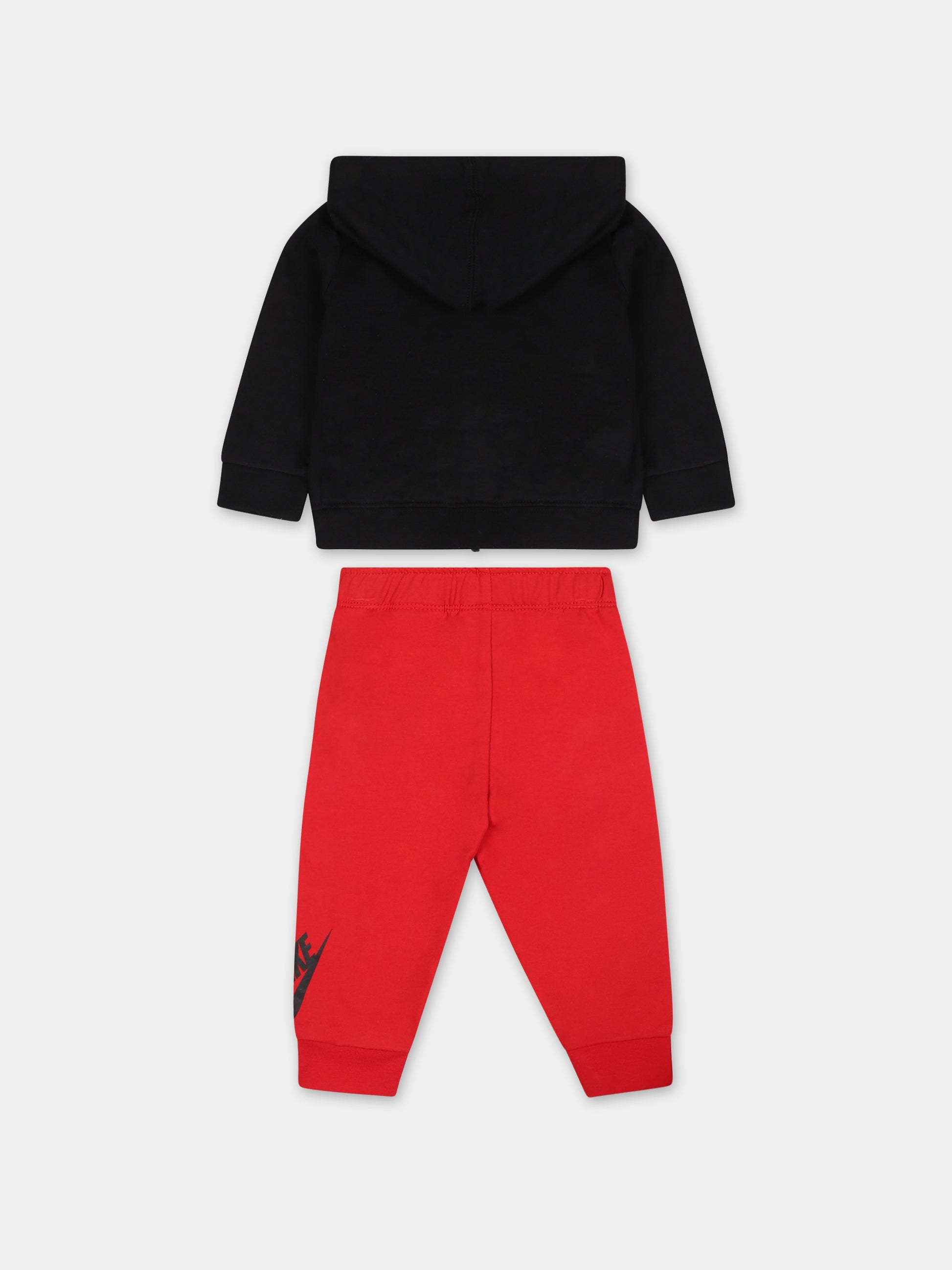 Completo rosso per neonato con logo,Nike,5UF323 U10