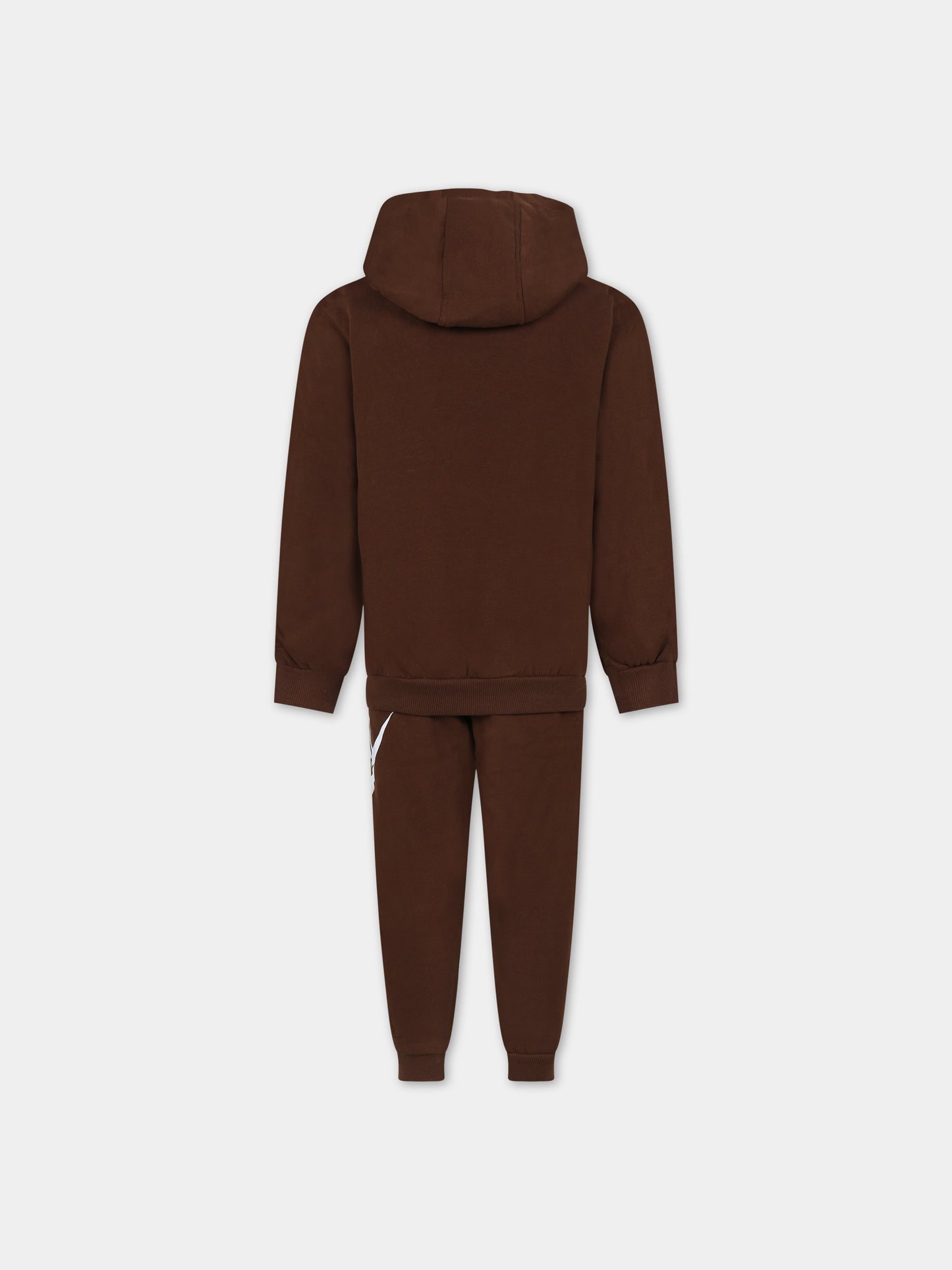 Completo marrone per bambini con logo,Nike,86L135 X2O