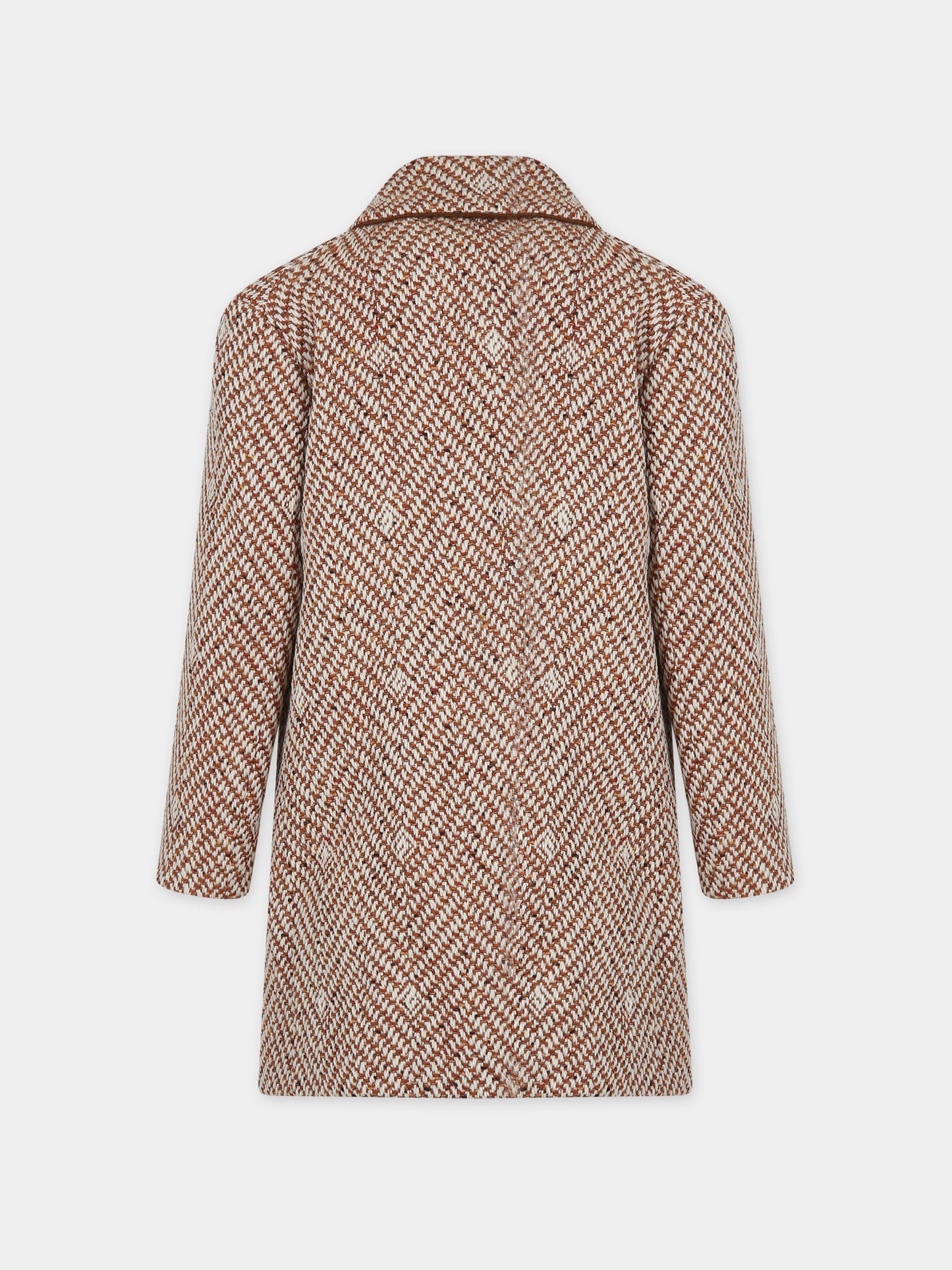 Cappotto marrone per bambino con logo,Gucci Kids,737806 XWAXY 2339