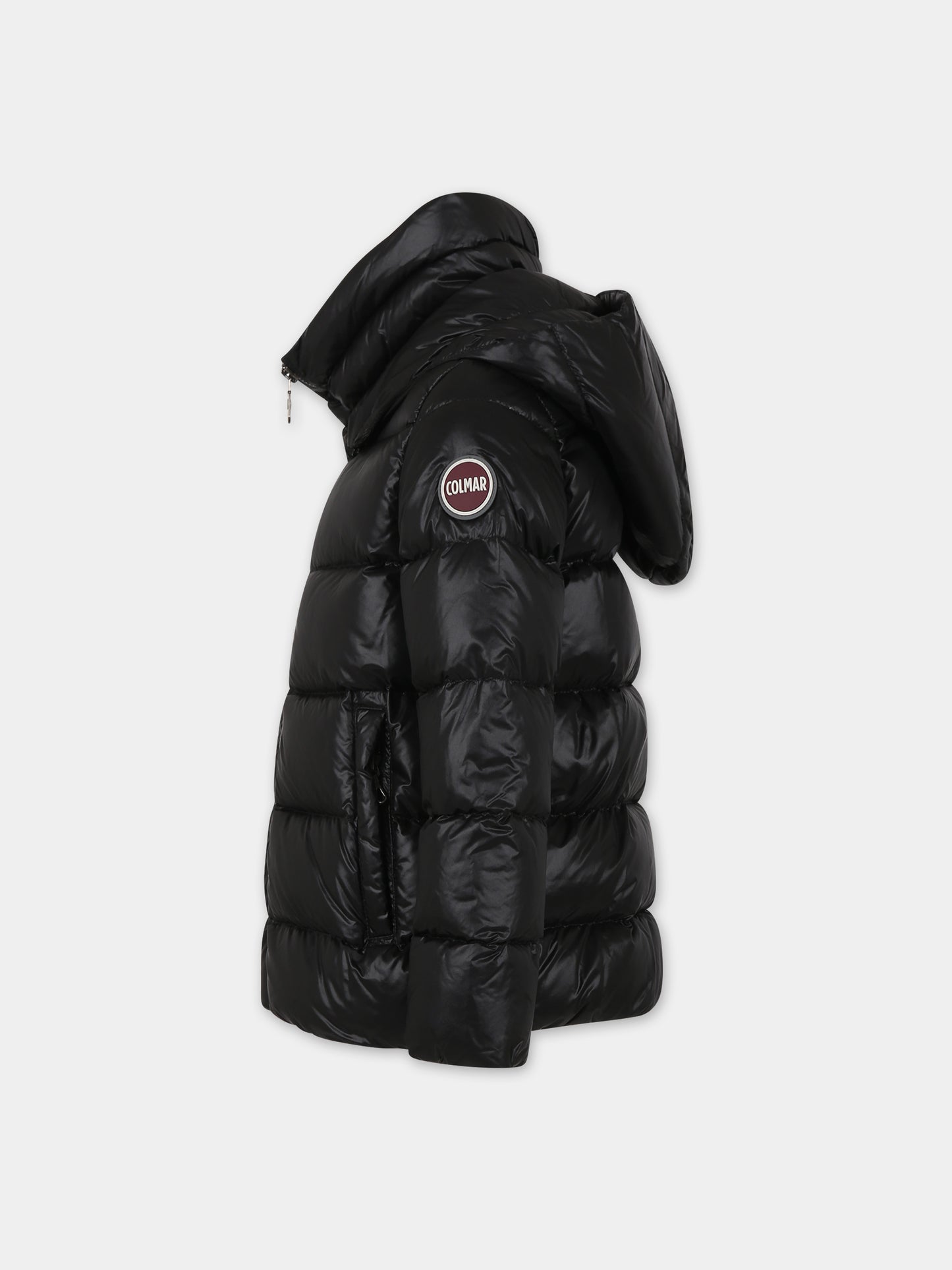 Piumino nero per bambina con logo,Colmar Originals Kids,3452A 5WG 99