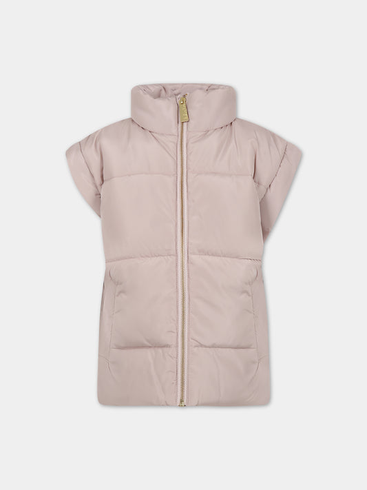 Gilet rosa per bambina,Molo,5W23M202 8766