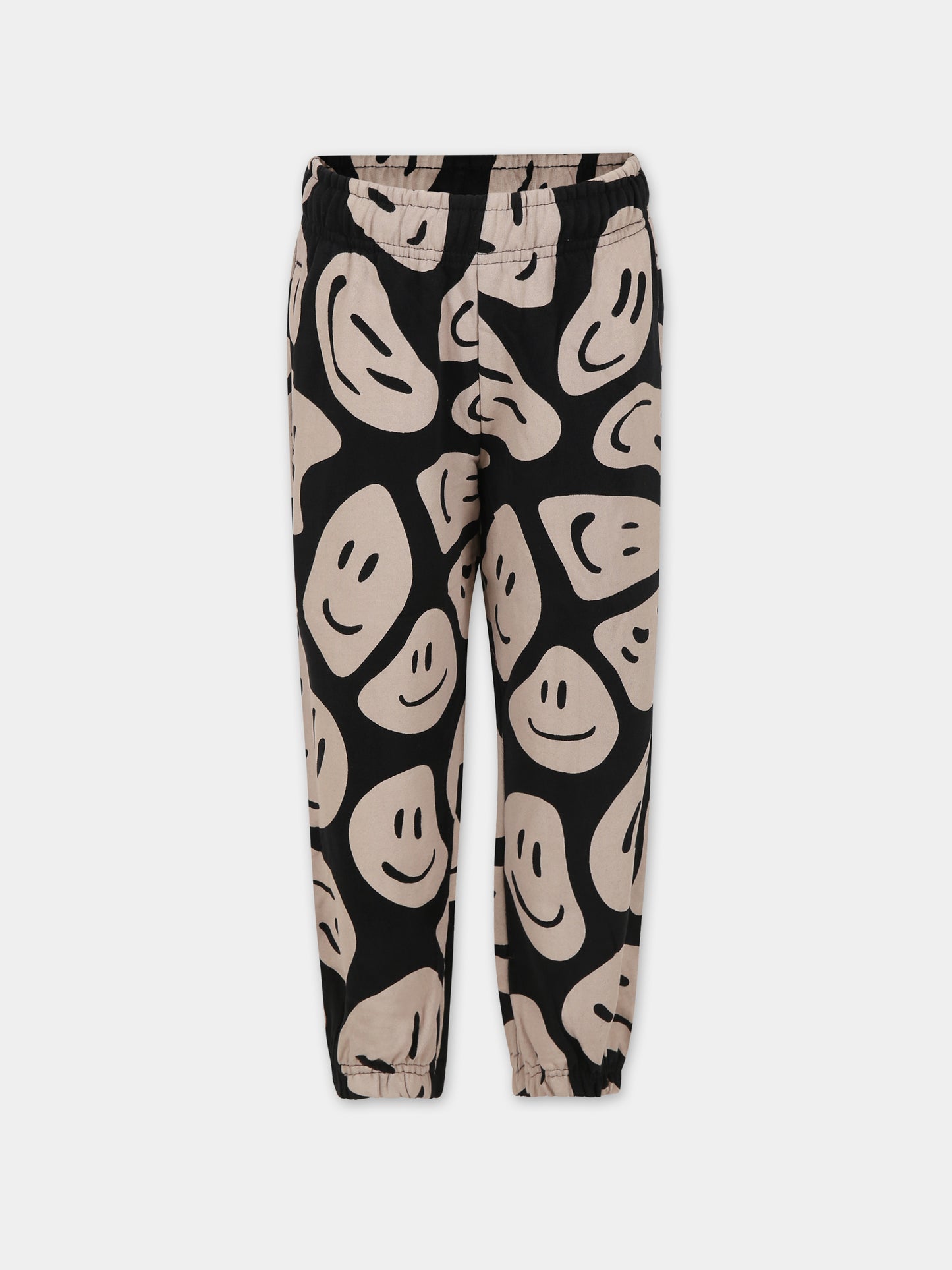 Pantaloni neri per bambini con smile,Molo,6W23I204 6880