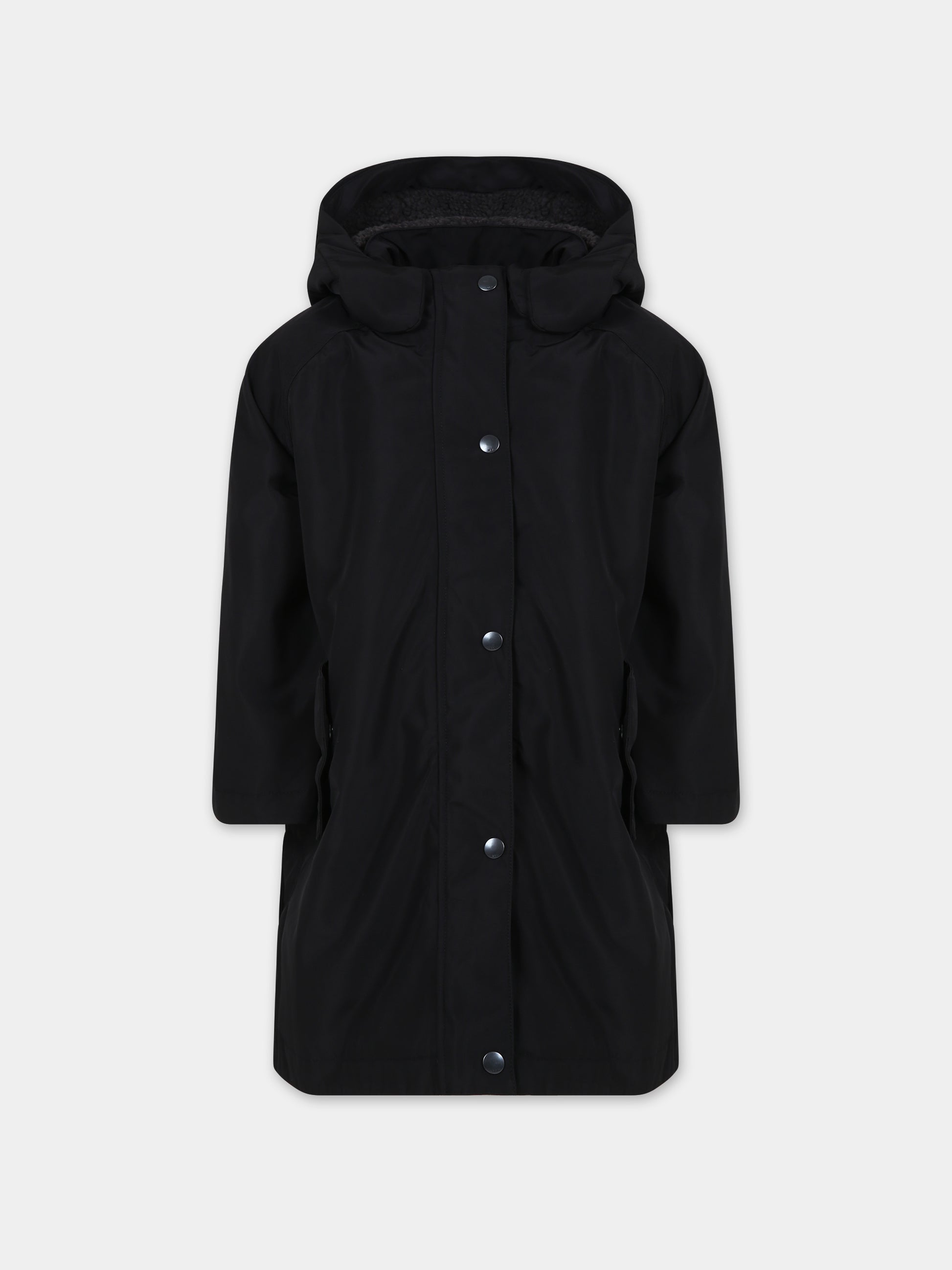 Parka nero per bambini,Molo,5W23M307 0099