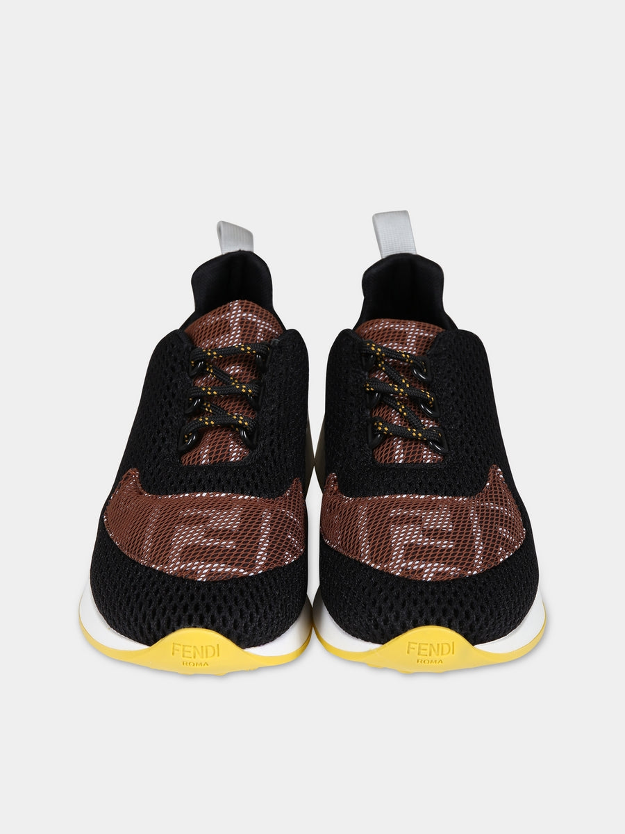 Sneakers nere per bambini con iconica doppia F,Fendi Kids,JMR442 AM50 F150H