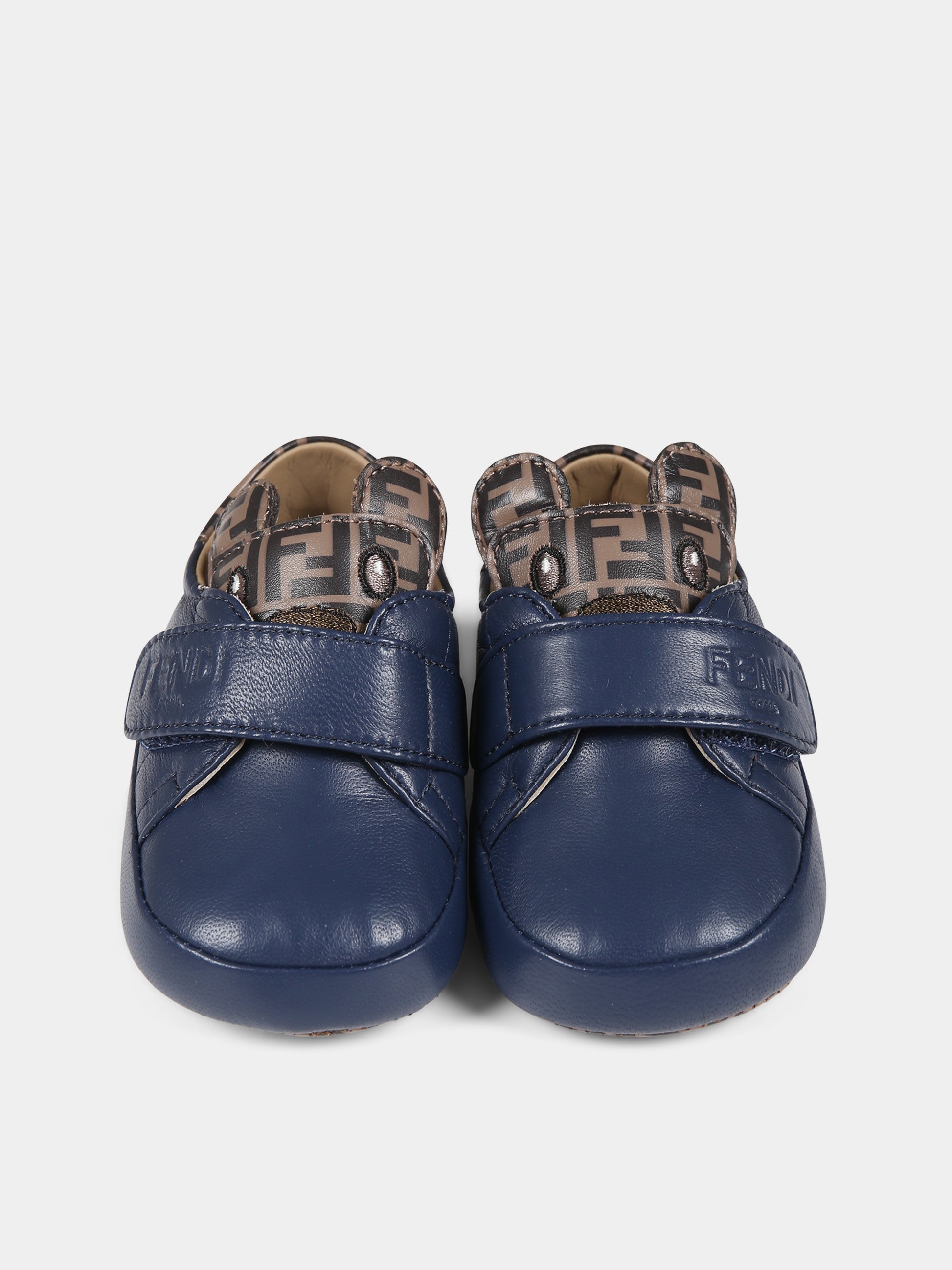 Sneakers blu per neonato,Fendi Kids,BUR099 AGCC F1LQU