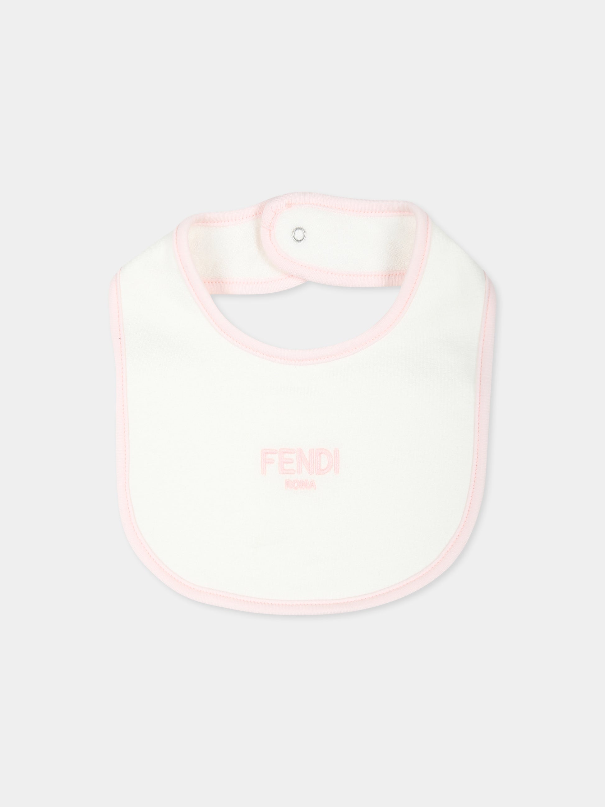 Set rosa per neonata con logo,Fendi Kids,BUK103 8RA F0C11