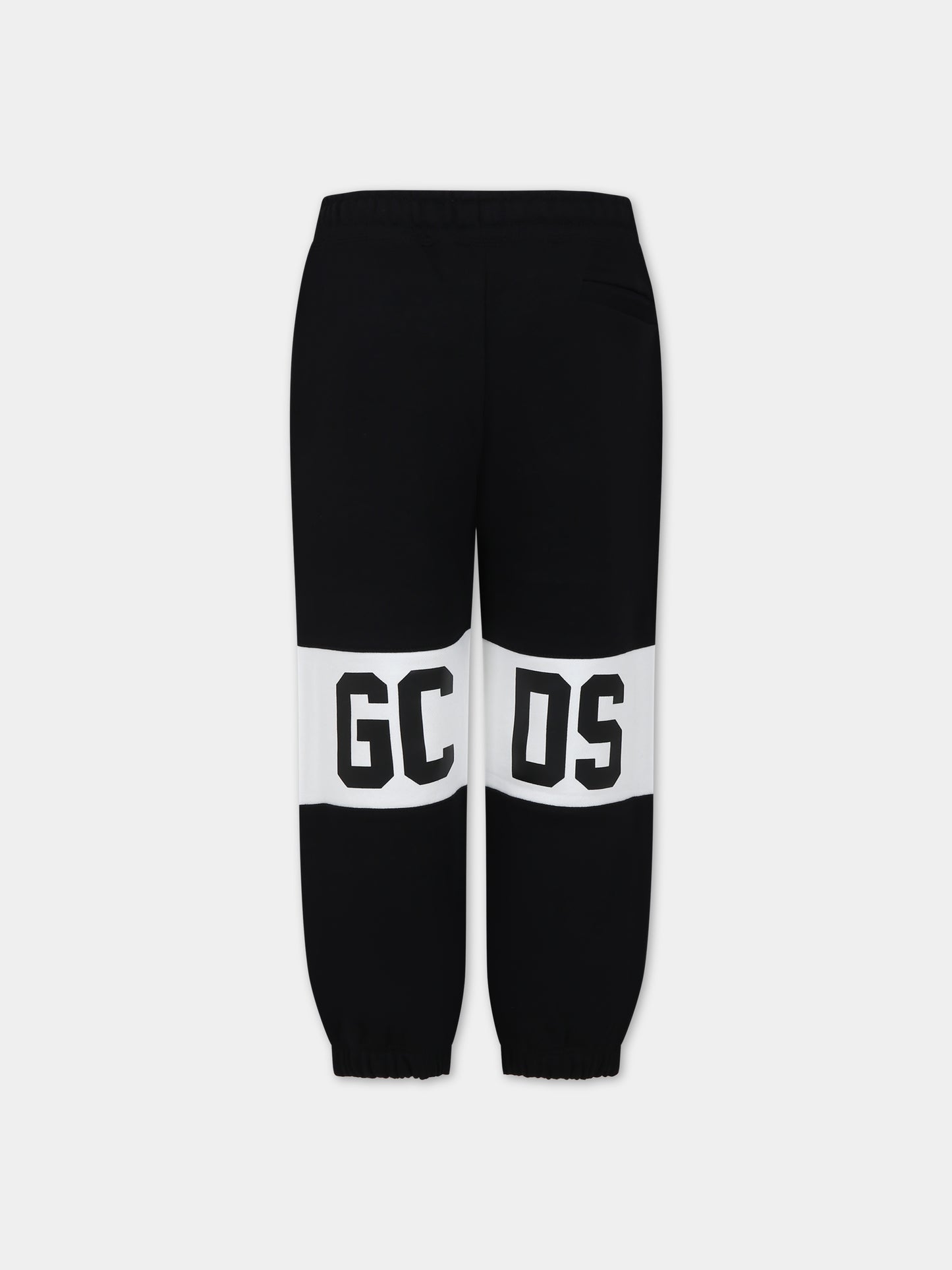 Pantaloni neri per bambino con logo,Gcds Kids,DOP003 LCA44 60100