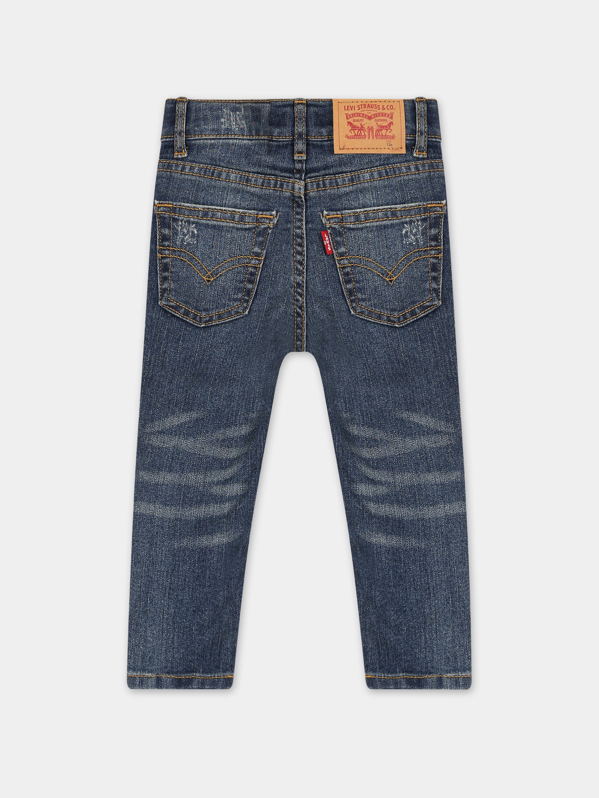 Jeans skinny blu per neonati,Levi's Kids,23WMLK6EC229 M9S