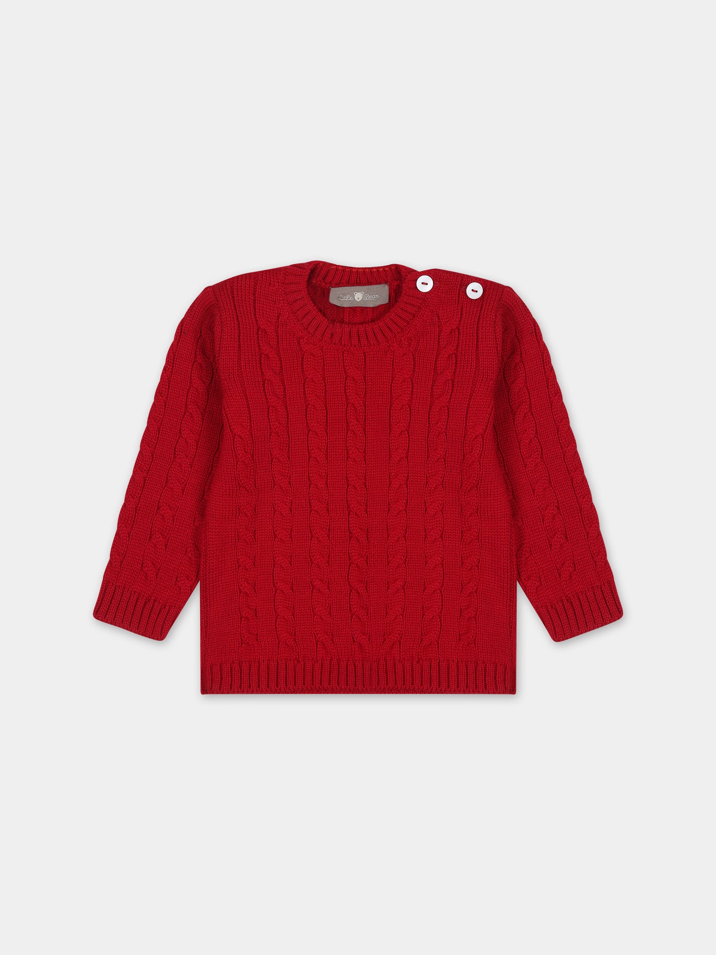 Maglione rosso per neonati,Little Bear,7164 ROSSO