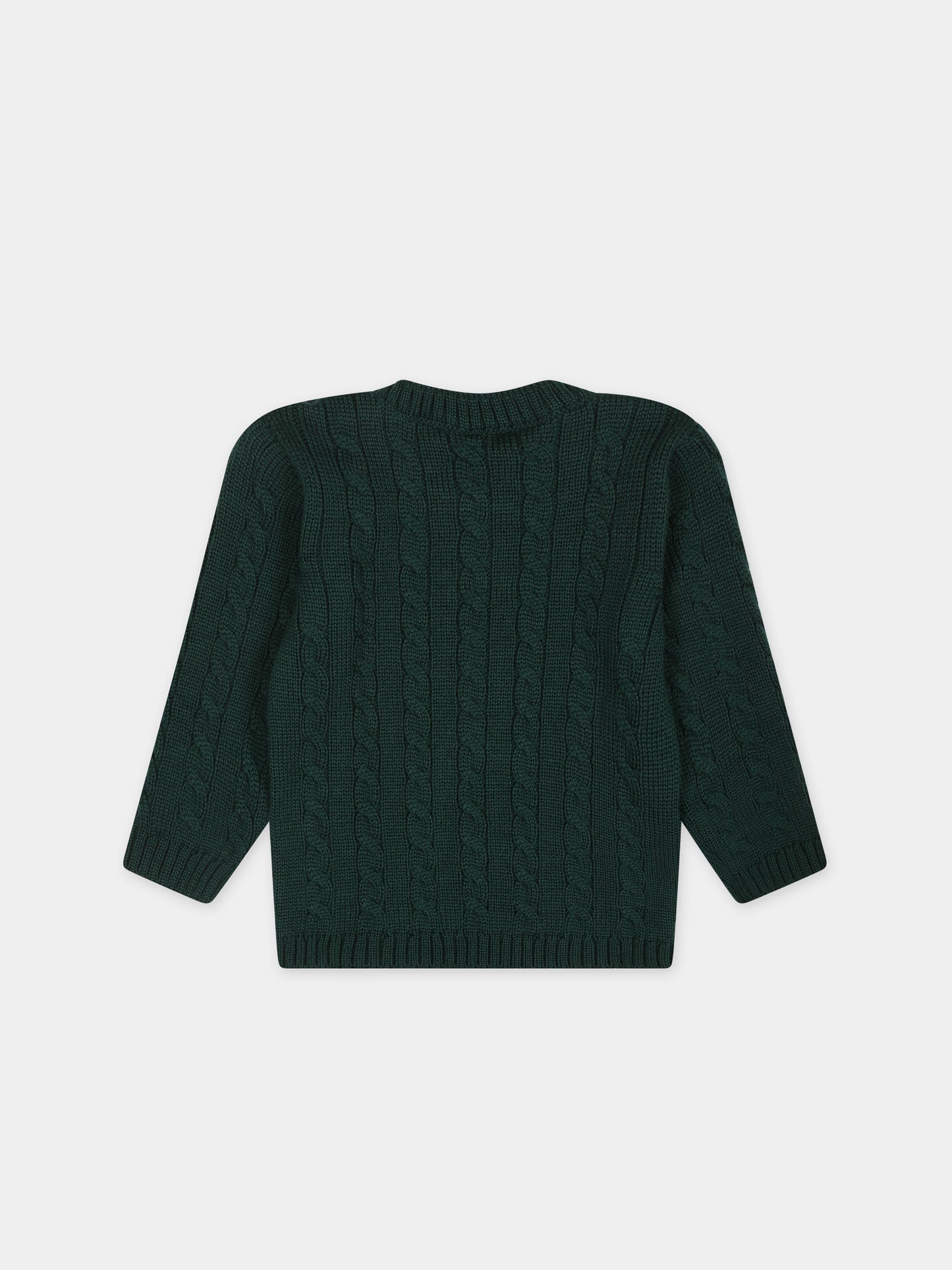 Maglione verde per neonato,Little Bear,7164 VERDE