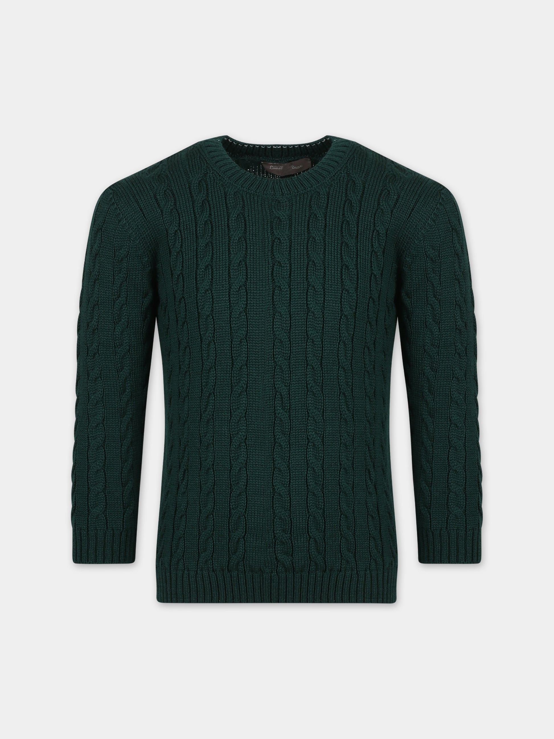 Maglione verde per bambini,Little Bear,7164 VERDE