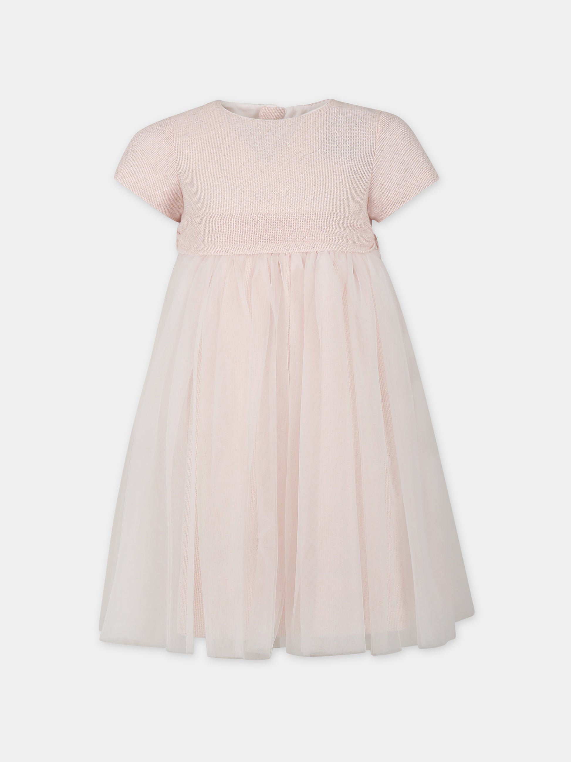 Vestito rosa per bambina,Little Bear,7205 ROSA