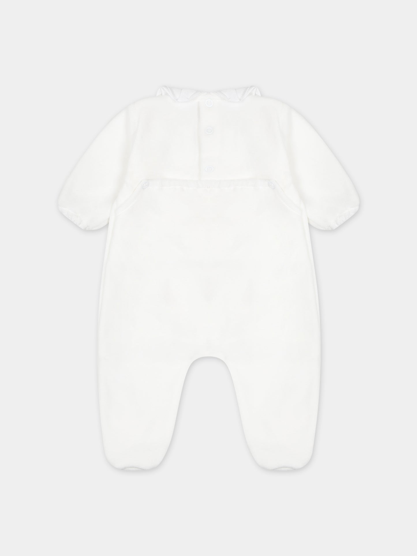 Tutina bianca per neonata,Little Bear,7035 LATTE/LATTE