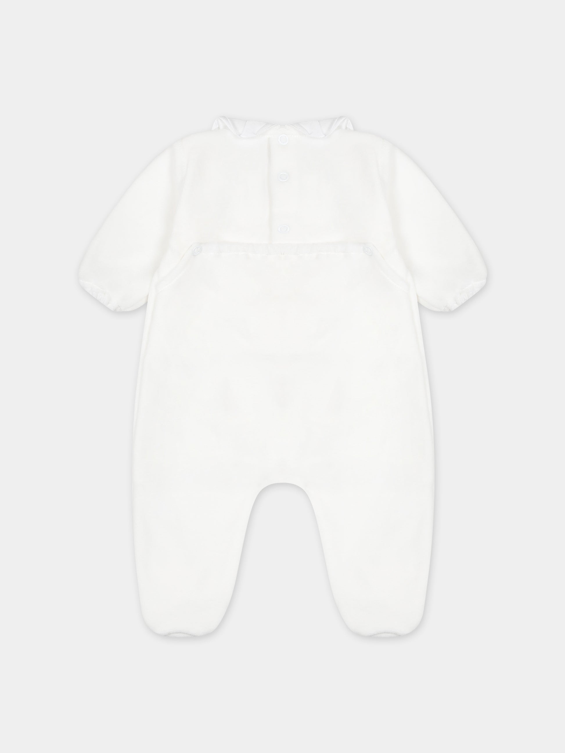 Tutina bianca per neonata,Little Bear,7035 LATTE/LATTE