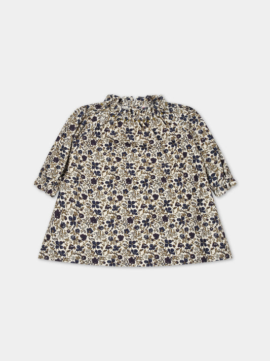 Vestito casual multicolor per neonata,Bonpoint,W03XDRW00016 560A