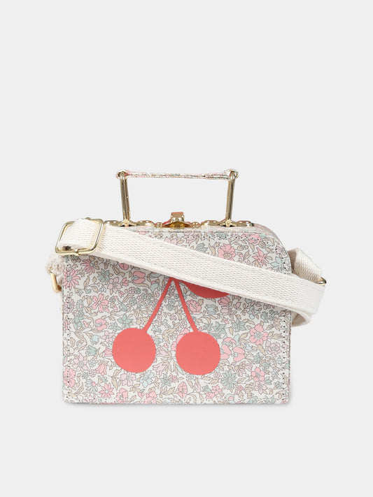 Borsa casual multicolor per bambina con logo,Bonpoint,W03GBAW00005 520