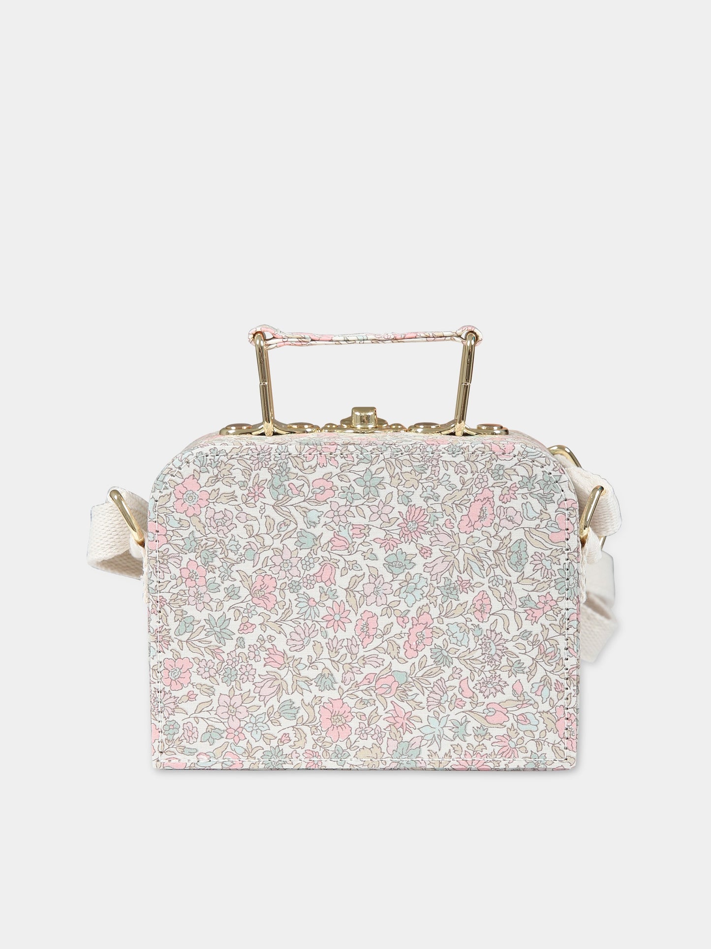 Borsa casual multicolor per bambina con logo,Bonpoint,W03GBAW00005 520