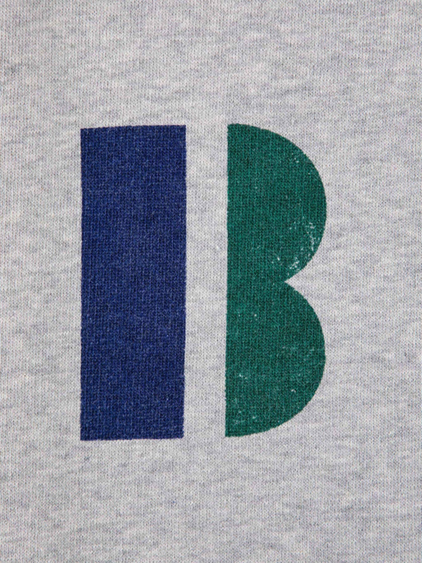 Pantalone grigio per bambino con stampa logo,Bobo Choses,223AC066