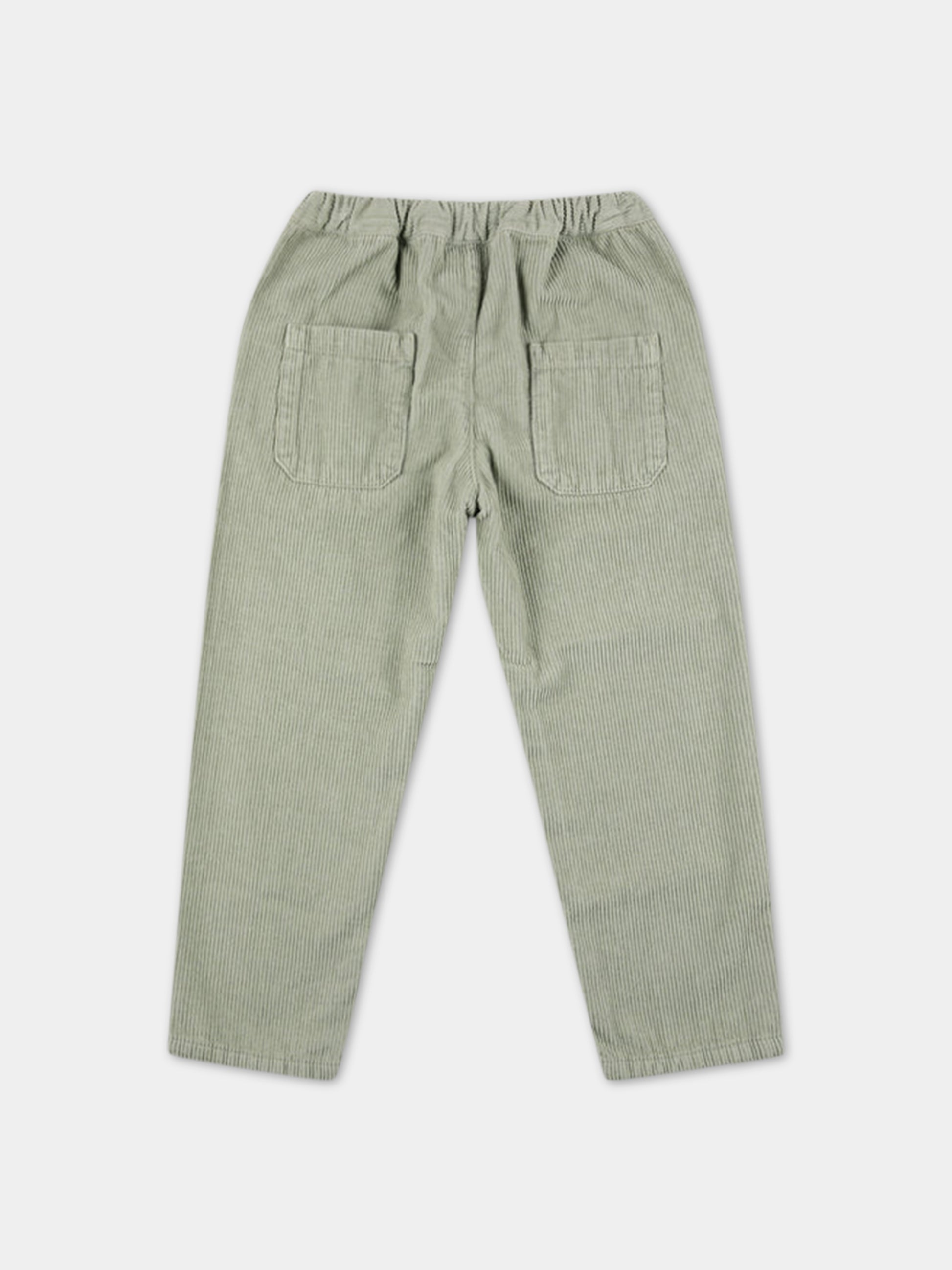 Pantalone verde per bambini con logo,Bobo Choses,223AC079