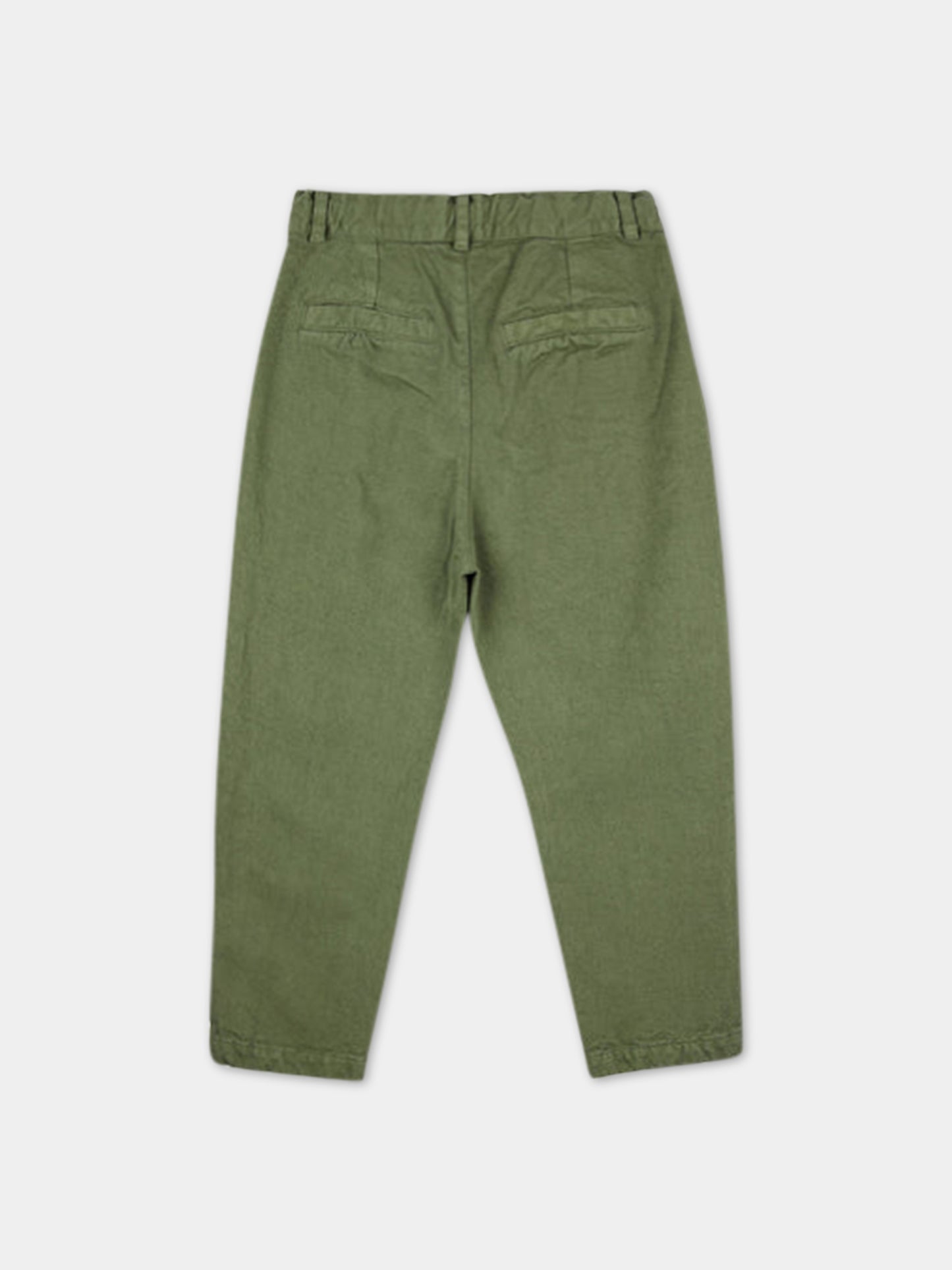 Pantalone verde per bambino con stampa logo,Bobo Choses,223AC076