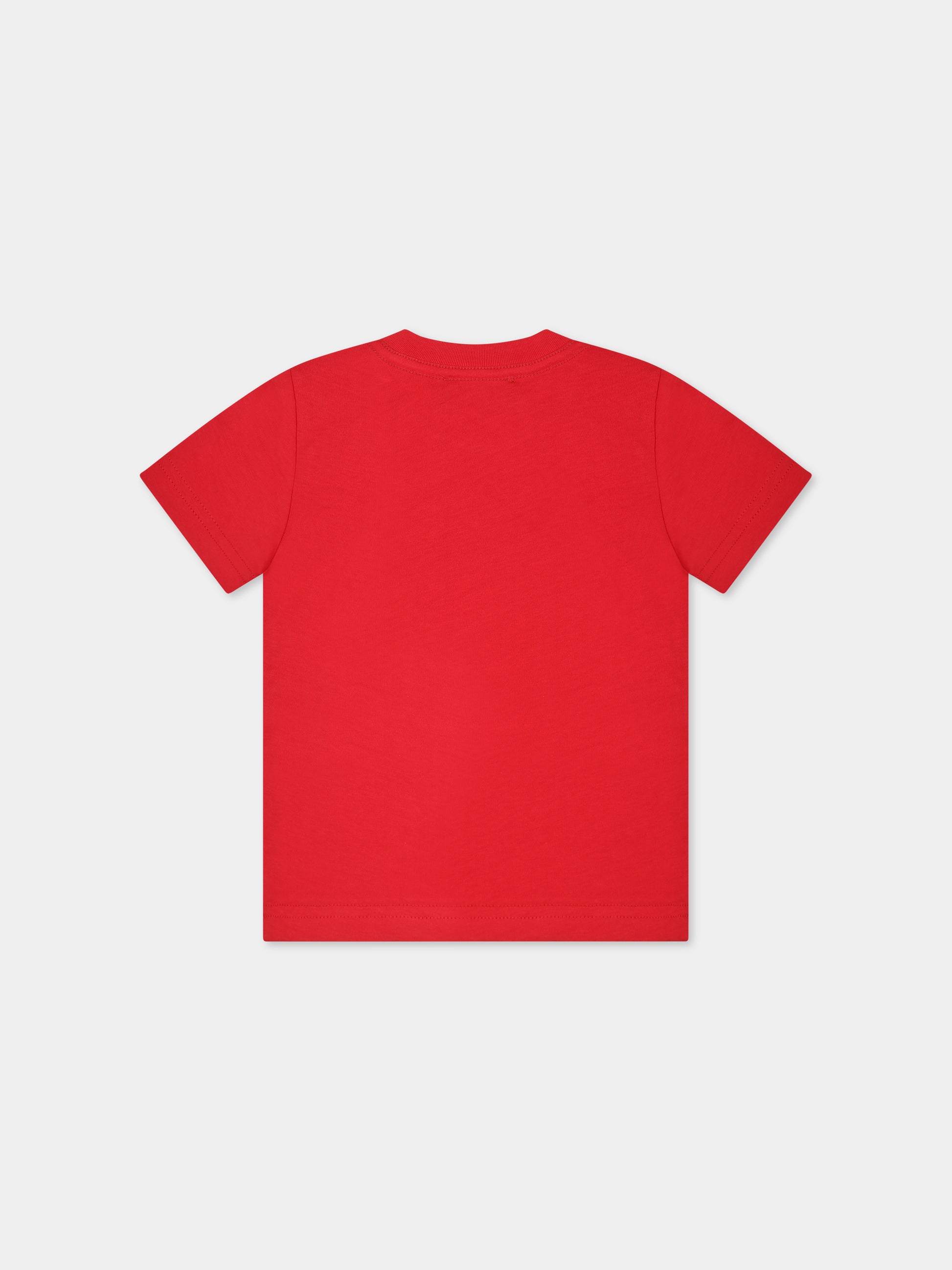 T-shirt rossa per neonato con logo,Dsquared2,DQ1794 D00MV DQ411