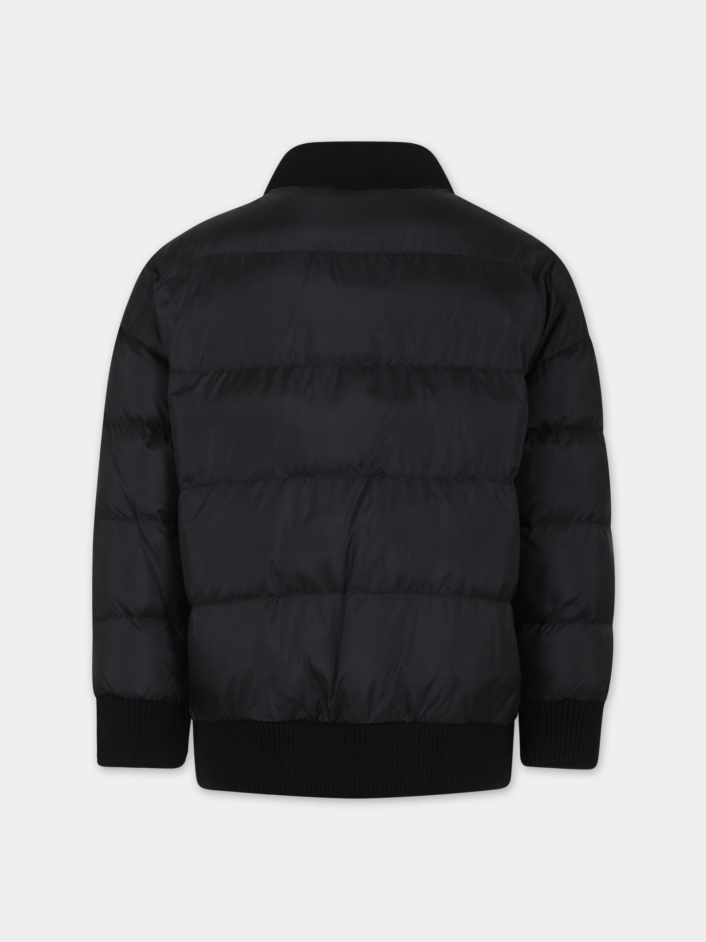 Piumino nero per bambino con logo,Dsquared2,DQ1931 D0A4X DQ900