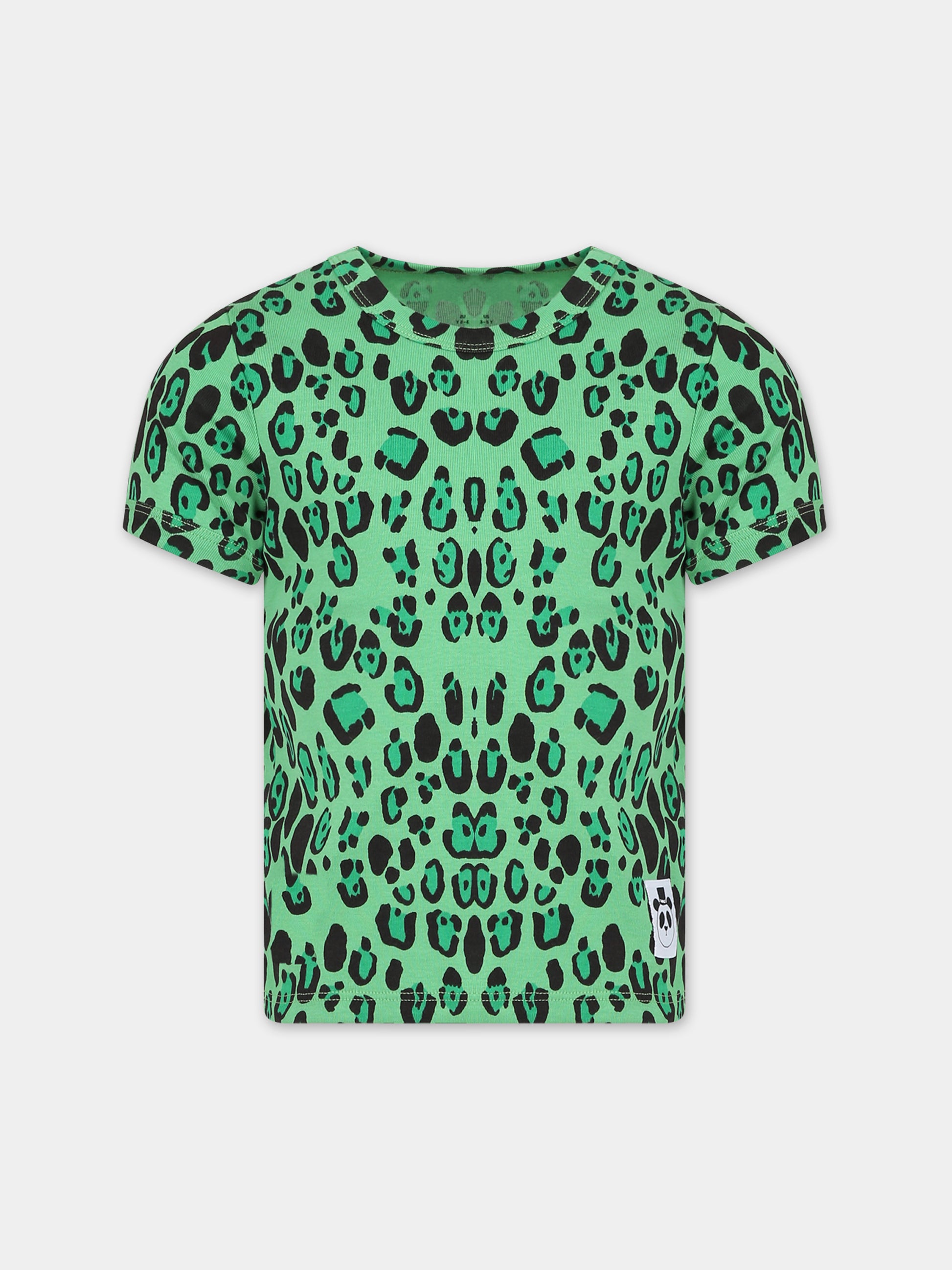 T-shirt verde per bambini,Mini Rodini,2372013275