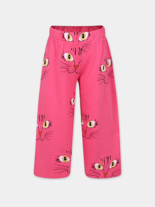 Pantaloni fucsia per bambina,Mini Rodini,2373014128