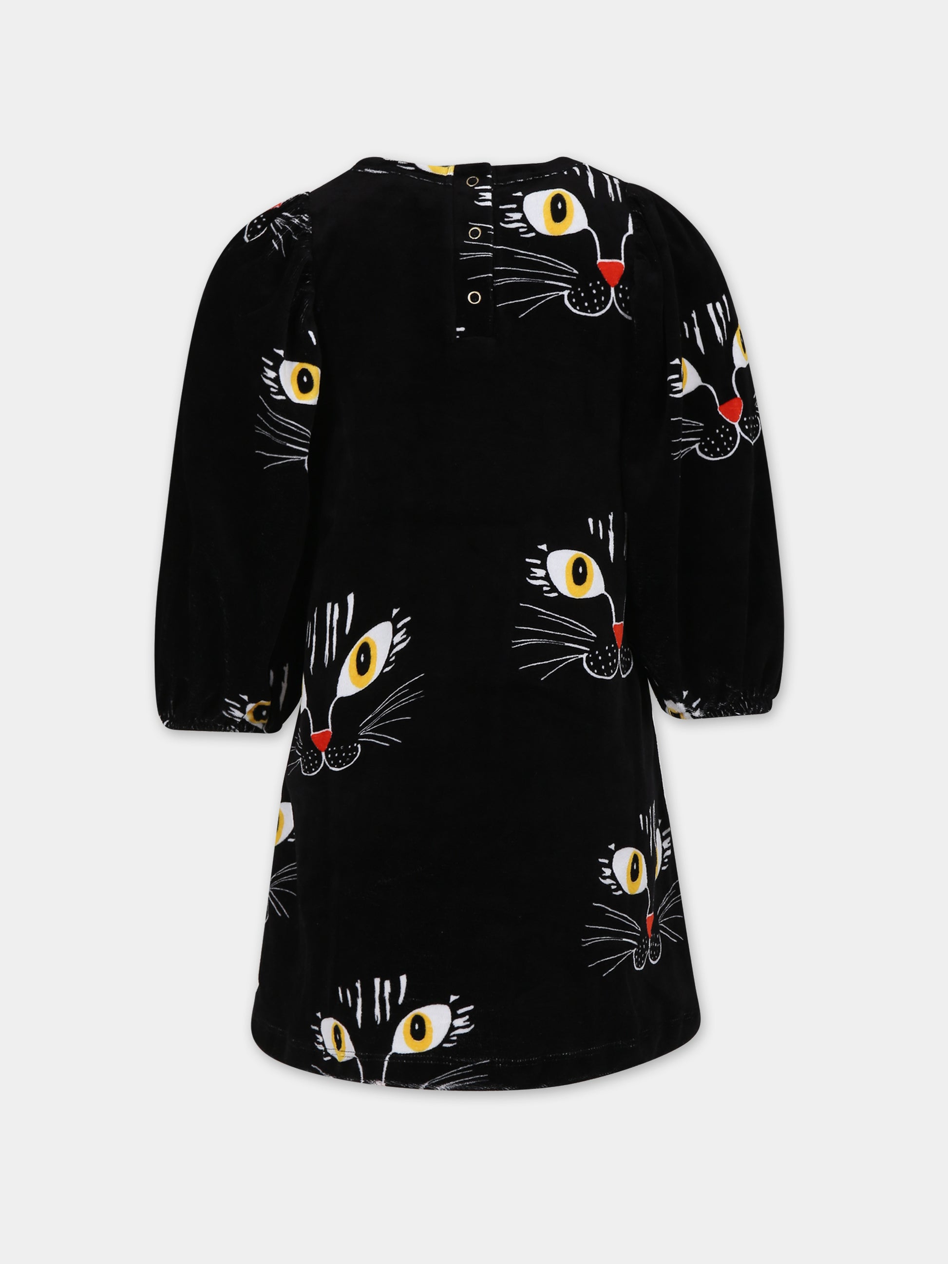 Vestito nero per bambina,Mini Rodini,2375012199